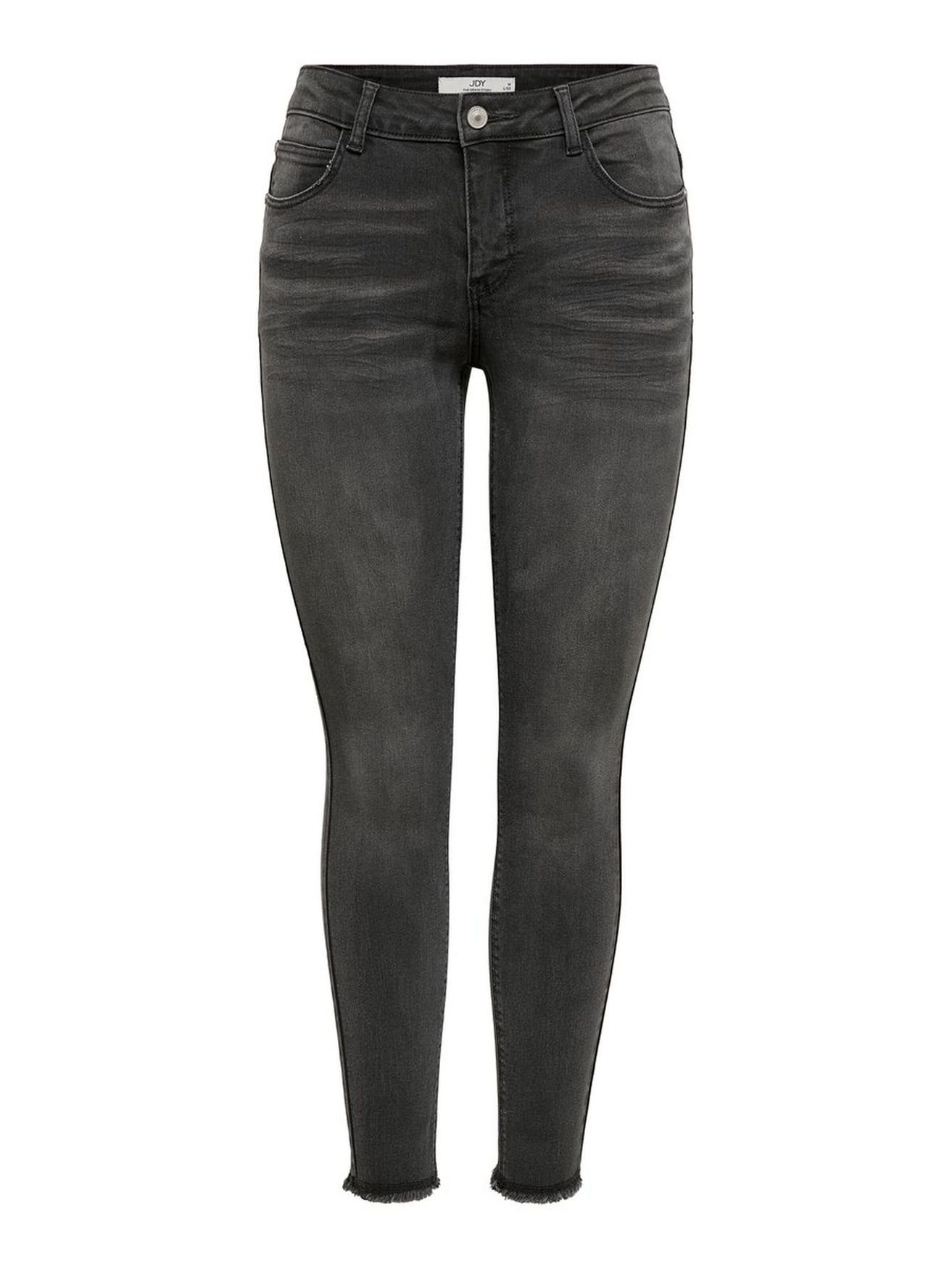 JACQUELINE de YONG Skinny-fit-Jeans JDYSONJA REG SKINNY ANK GR DNM NOOS -  15208251 (1-tlg) 3382 in Dunkelgrau
