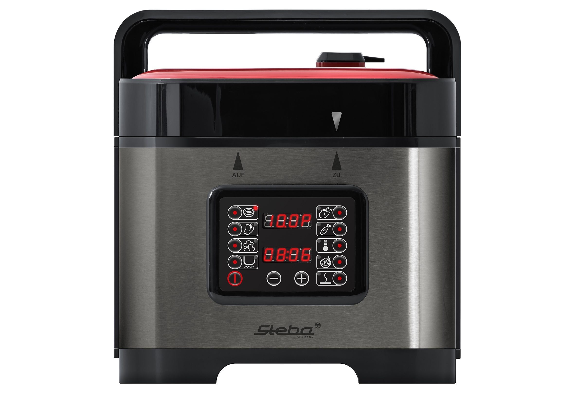 Steba Dampfdruck-Kocher DD 1, 800 W, 9 Automatikprogramme, 5 Liter Schüssel