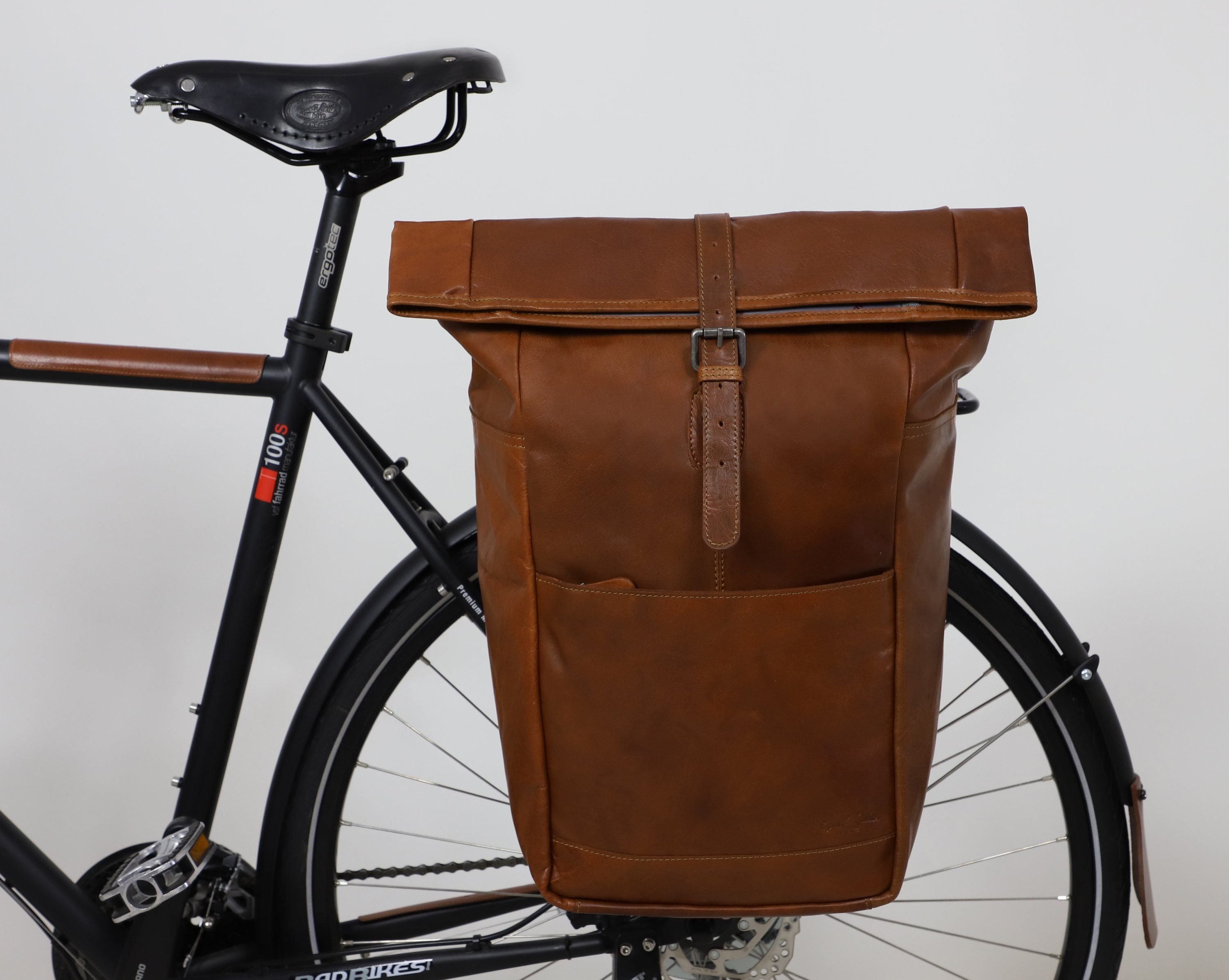 Gusti Leder Fahrradtasche »Miquel I.«, Gepäckträgertasche mit ortlieb- Adapter Packtasche mit Schultergurt Leder Canvas Damen Herren online kaufen  | OTTO