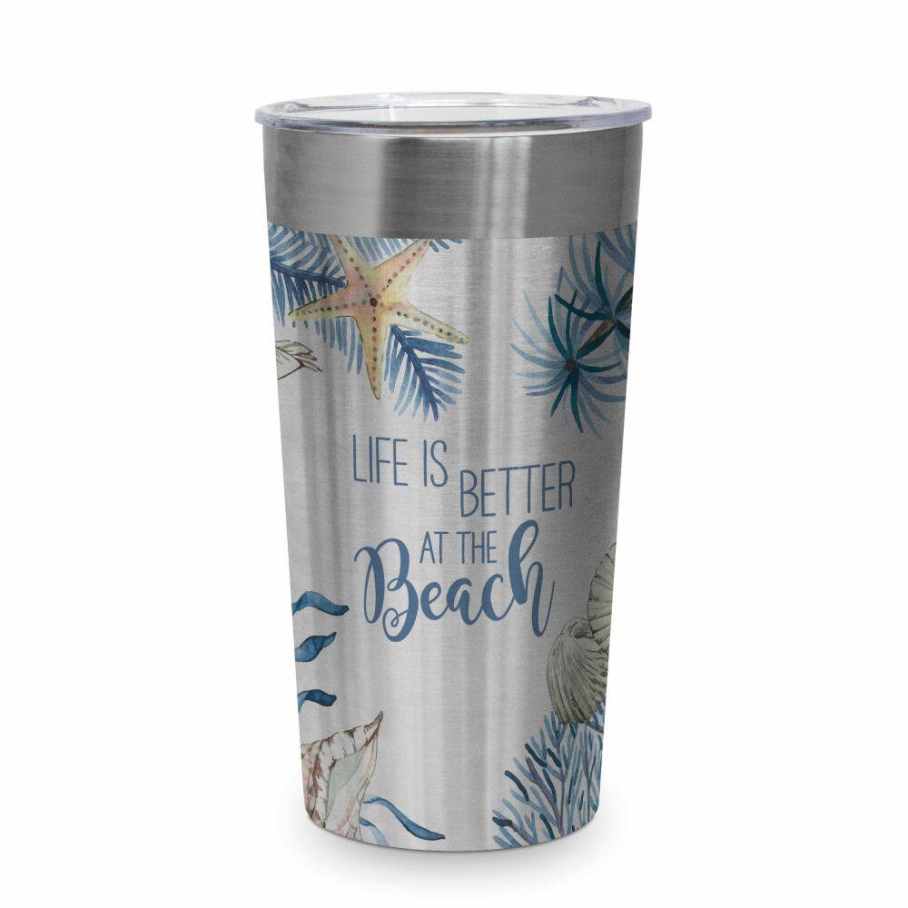 PPD Thermobecher Ocean Life is better Steel Travel Mug 430 ml, Edelstahl