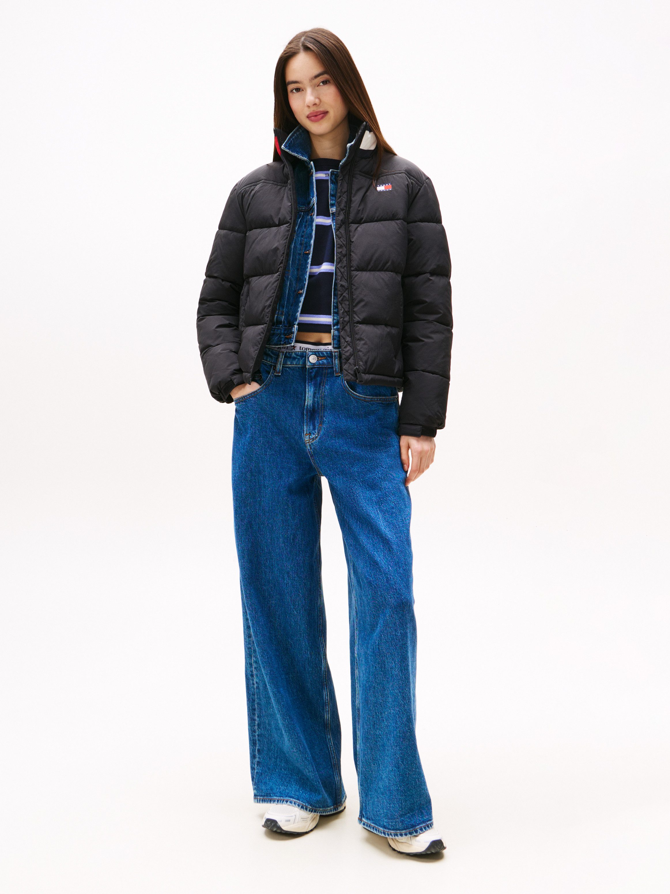 Tommy Jeans Steppjacke TJW ESS PUFFER FLAG JACKET EXT