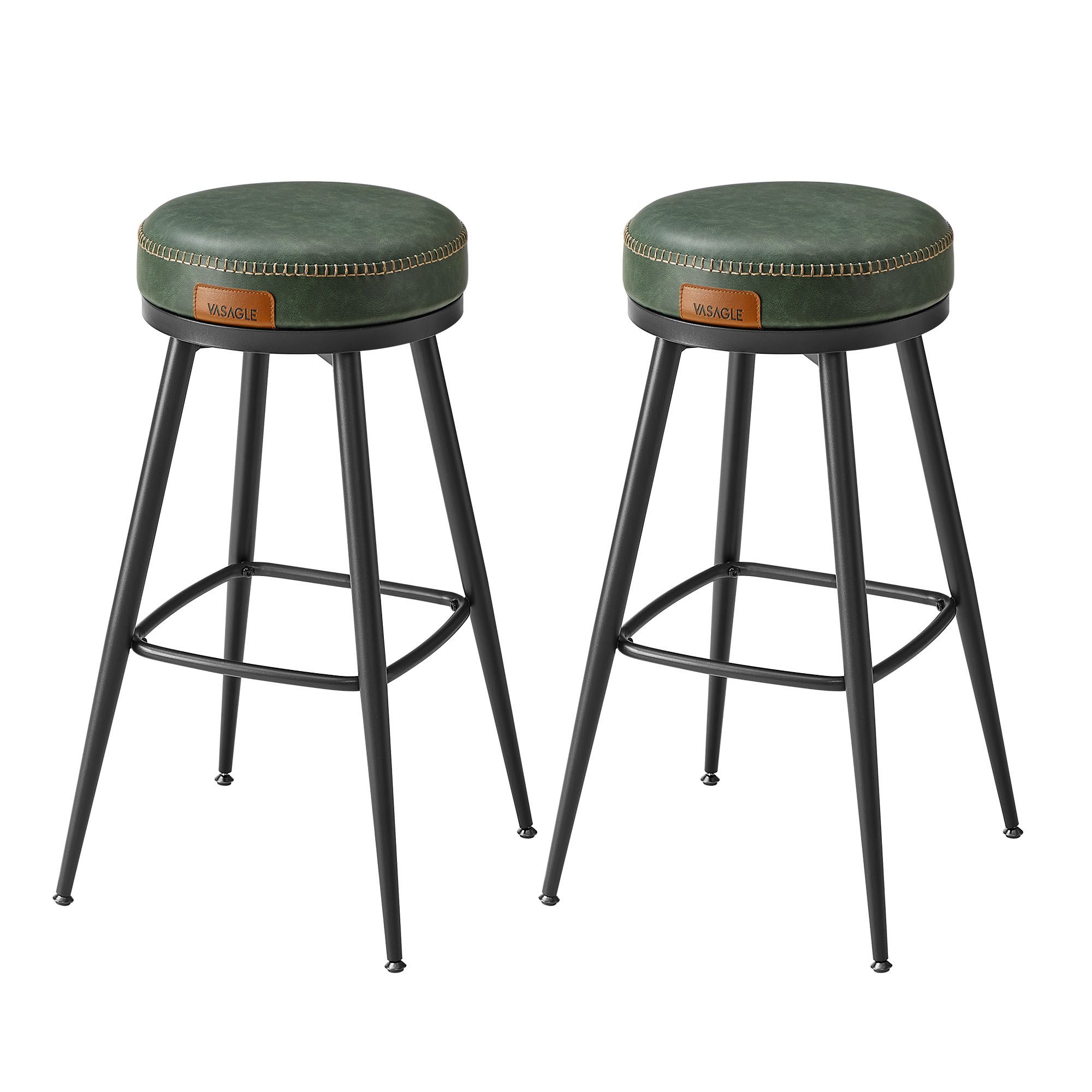 VASAGLE Barhocker (Set, 2er), drehbar, Kunstleder, günstig online kaufen