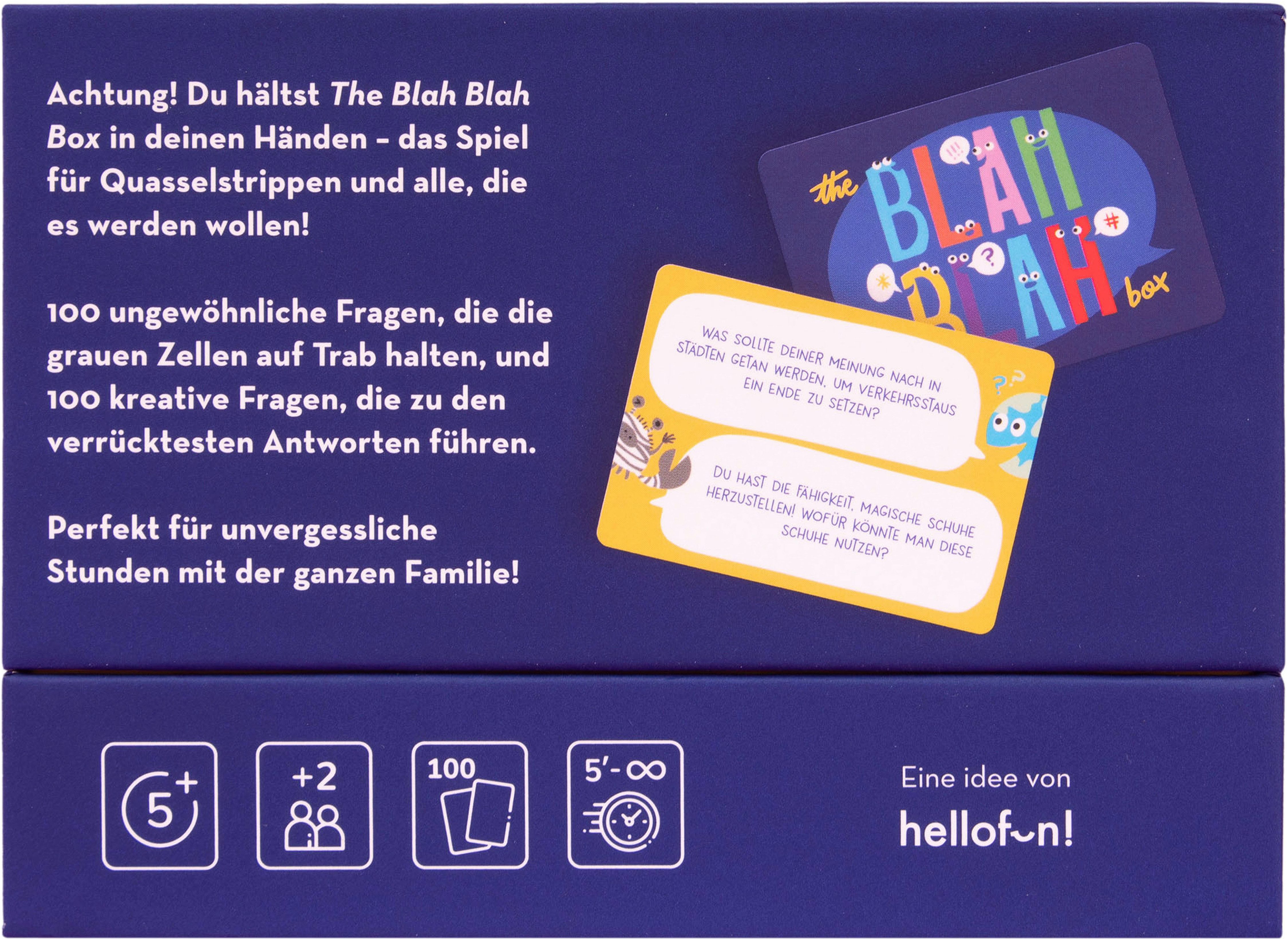 hellofun! Spiel The Blah Blah Box, Familienspiel