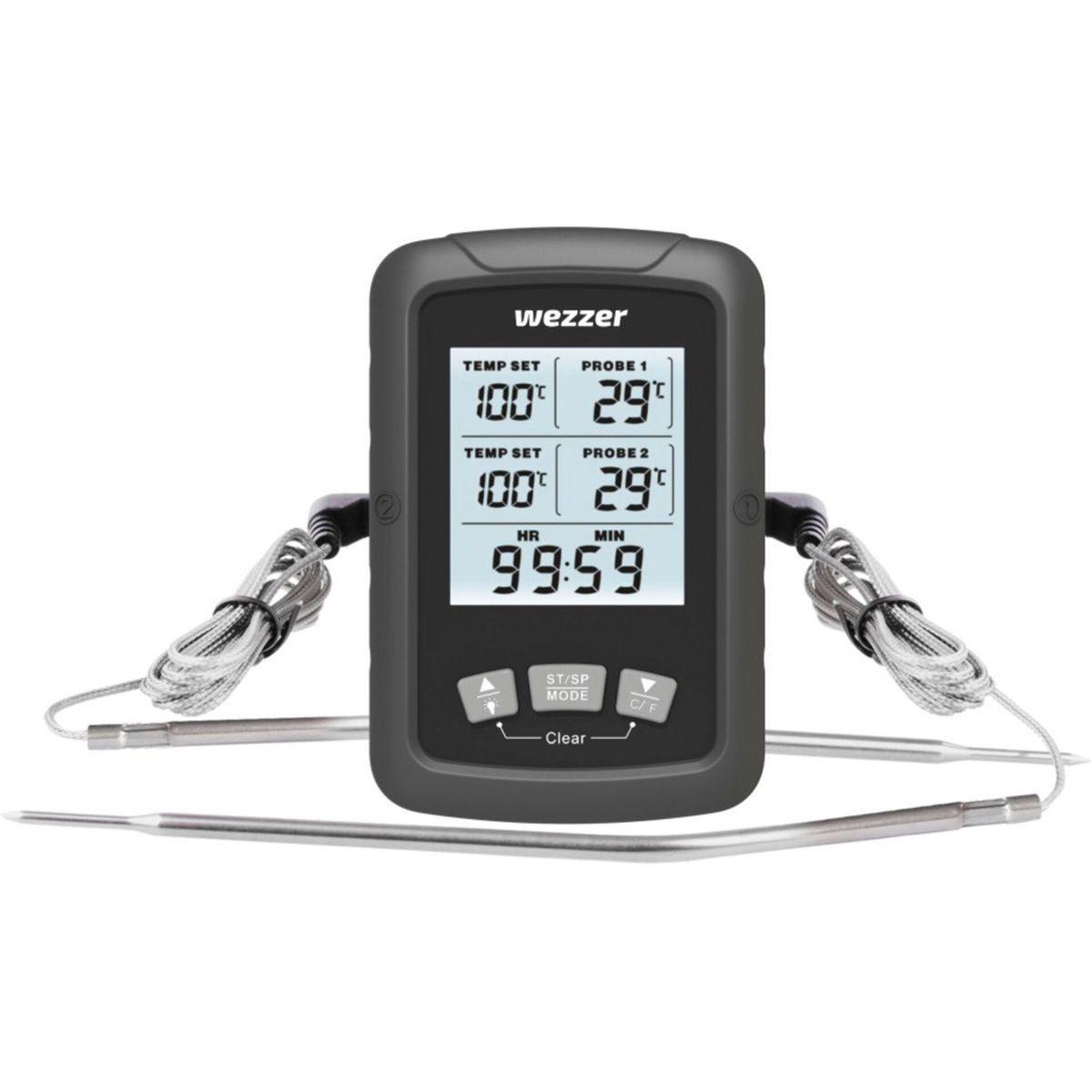 Grillthermometer Wezzer Cook MT60 Küchenthermometer