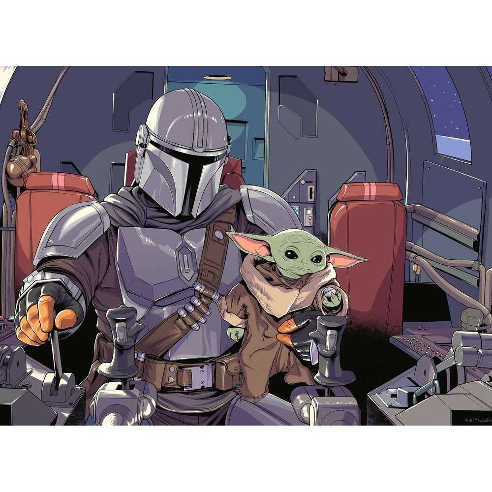 Ravensburger Puzzle Star Wars The Mandalorian (1000 Teile), Puzzleteile