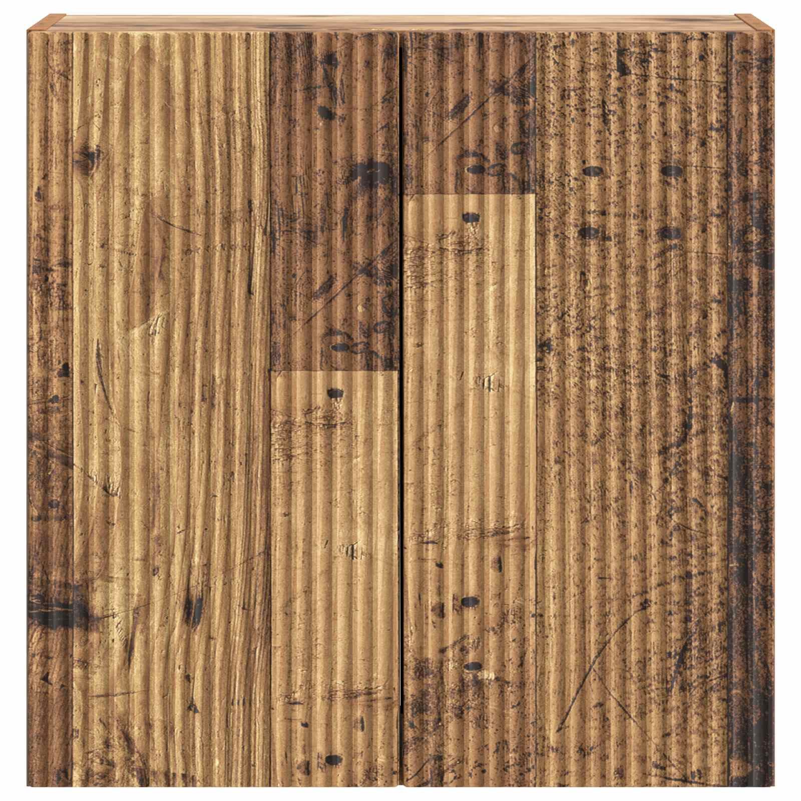 vidaXL Hängeschrank 59 x 31 x 60 cm Hängeschrank Wandschrank Altholz 59x31x60 cm Holzwerks