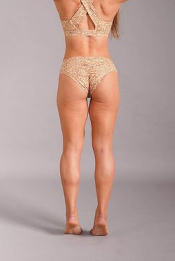 Off the Pole High-Waist-Hipster Off the Pole Shorts Classic Scrunch Gold S (1-St)