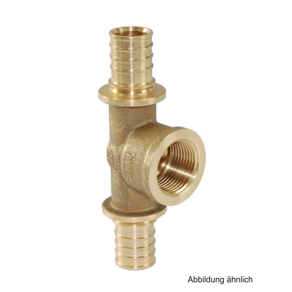 Rehau Wasserrohr Rehau Rautitan RX+ T-Stück, Abg. IG, 25 - Rp 3/4" - 25