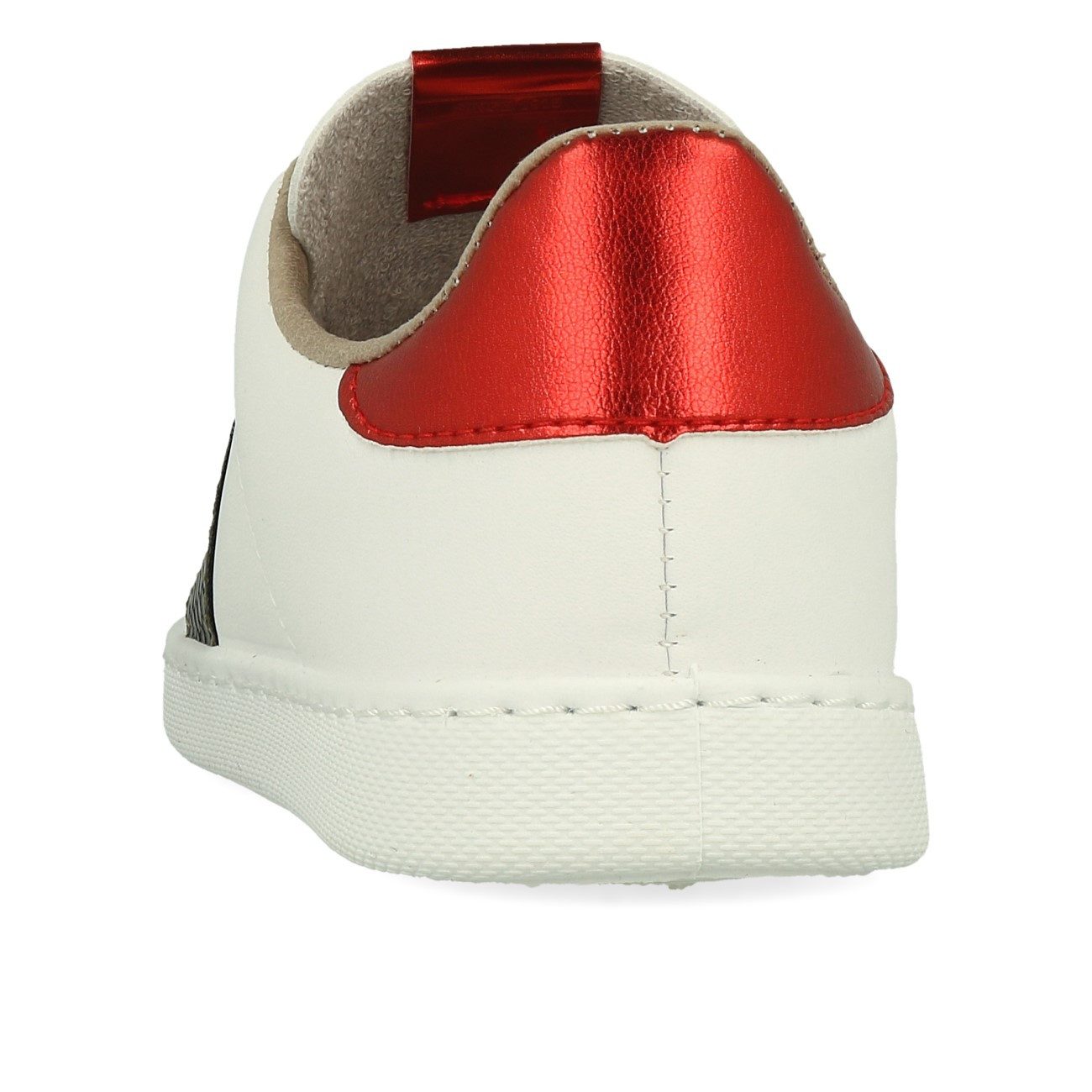 Victoria Victoria Tenis Piel Vegana Detalle Damen Sneaker Negro Sneaker