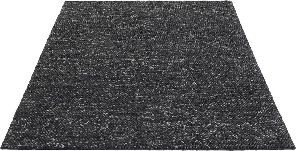 Wollteppich Ainhoa, LeGer Home by Lena Gercke, rechteckig, Höhe: 14 mm,  einfarbig, Wolle, Handweb Teppich, Wohnzimmer, Schlafzimmer, Esszimmer