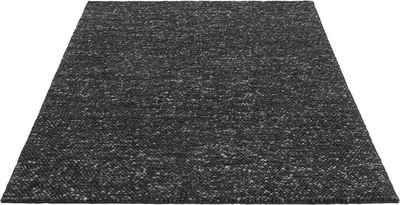 Wollteppich Ainhoa, LeGer Home by Lena Gercke, rechteckig, Höhe: 14 mm, einfarbig, reine Wolle, handgewebter Teppich