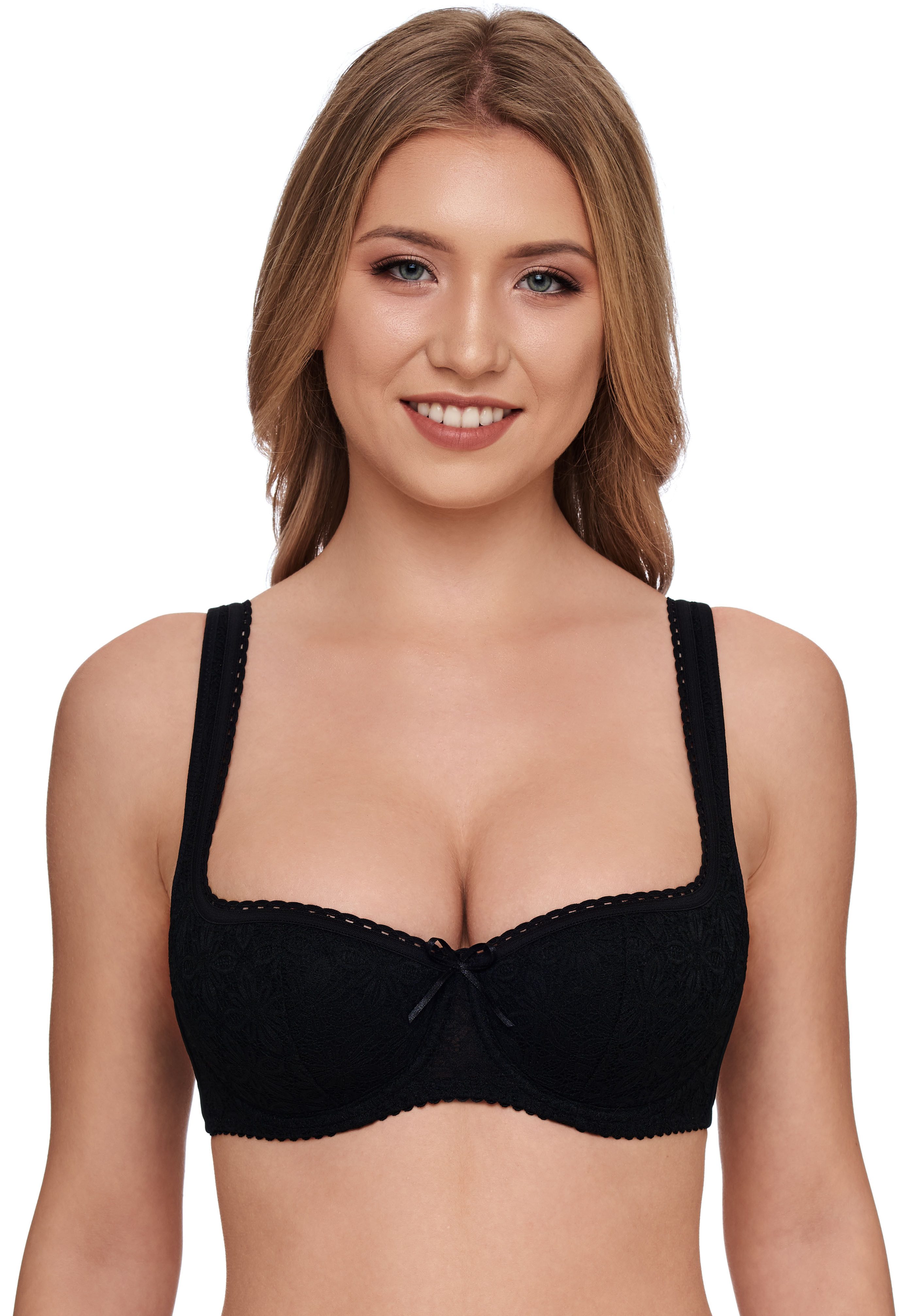 Susa Dirndl-BH "Wiesn Zauber", Soft-Cups, Spitze, mit Bügel, Stäbchen in de günstig online kaufen