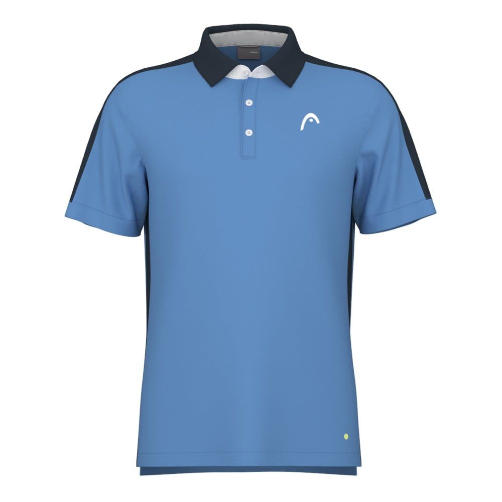 Head Poloshirt Slice 2024 (Mesh-Einsätze) hellblau Herren
