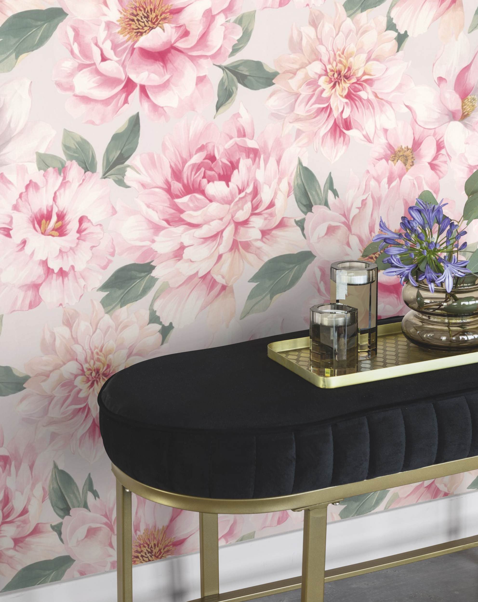 Rasch Papiertapete 201345 Tapete Blumen Floral günstig online kaufen