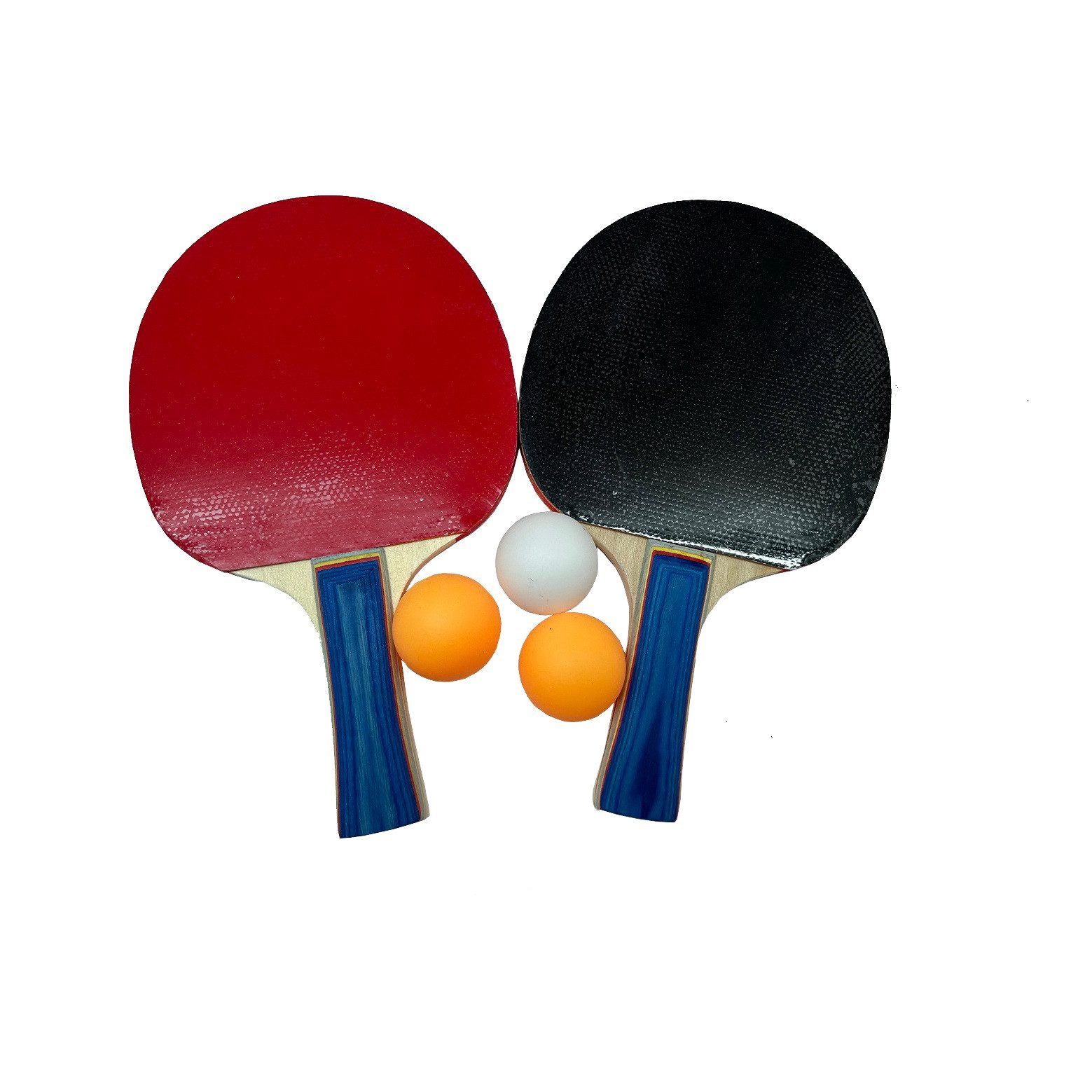 Jollystar Tischtennisschläger Tischtennisset – Schläger mit 3 Bällen für Einsteiger & Freizeit (2-tlg)