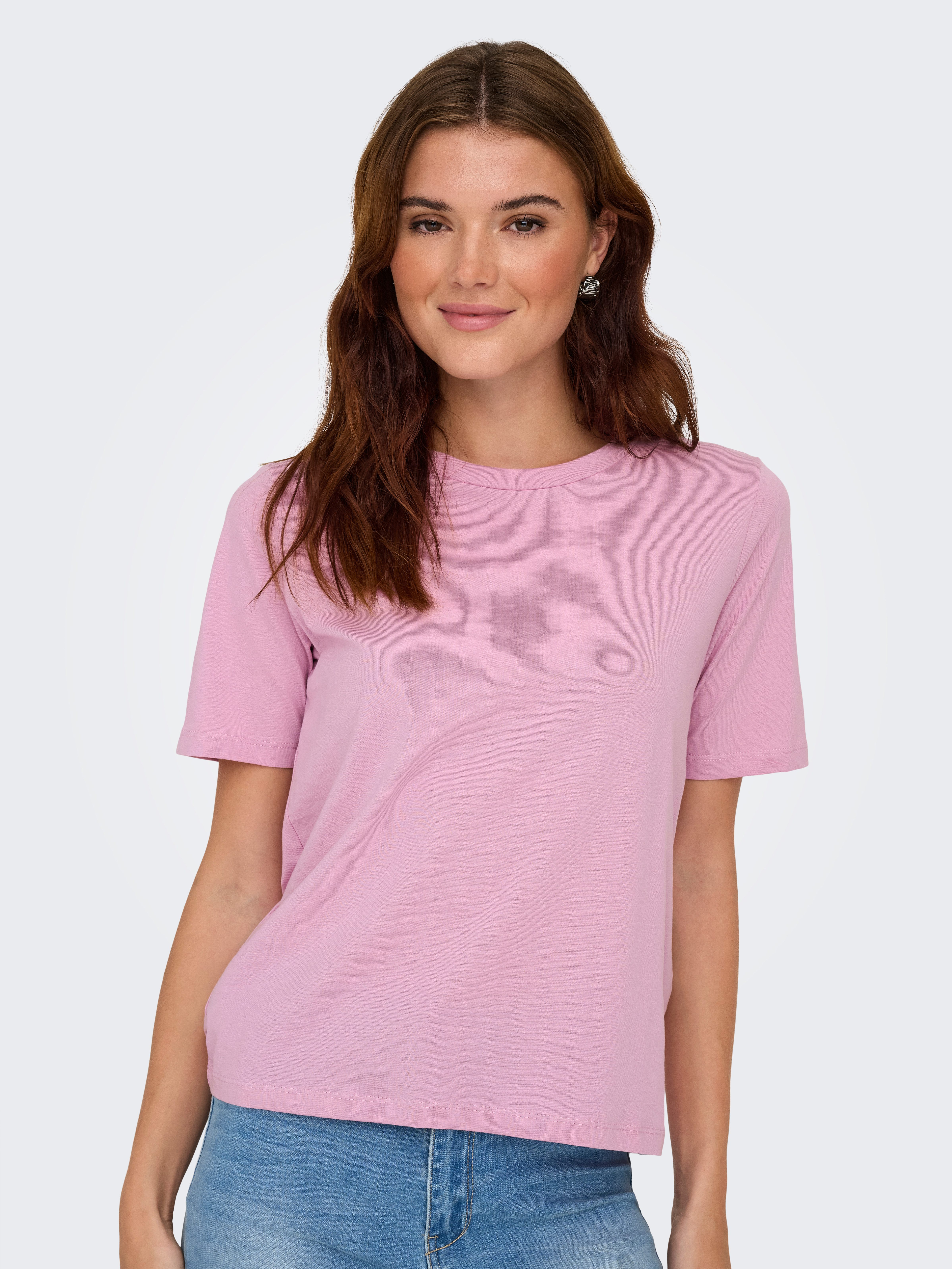 ONLY Kurzarmshirt ONLONLY S/S TEE JRS NOOS regular fit, casual, Single Jers günstig online kaufen