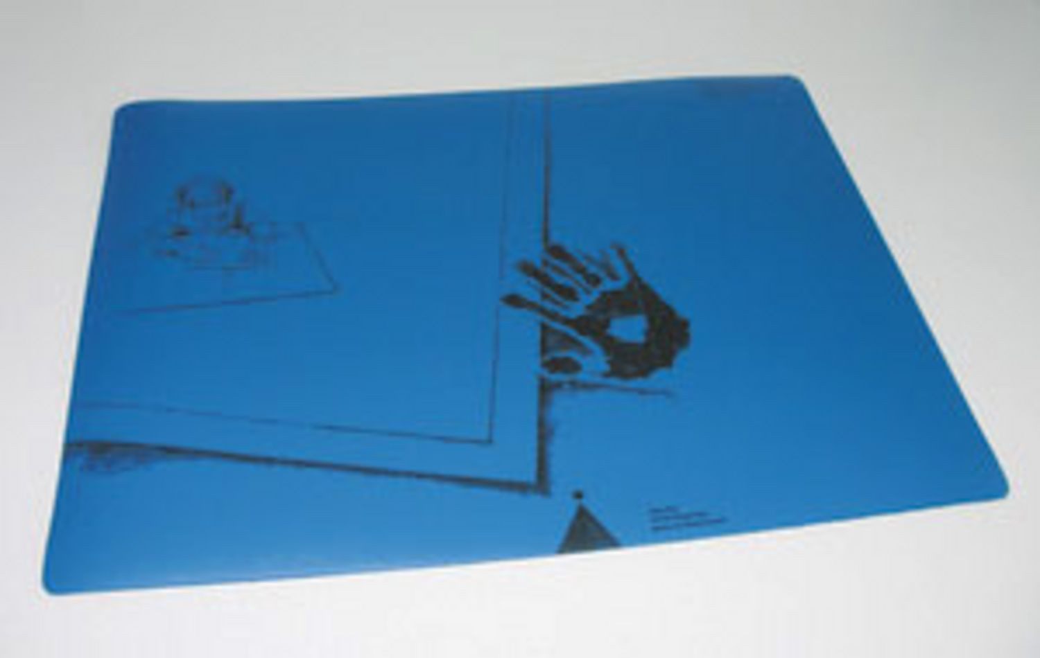Auer Verlag Schreibtischunterlage Schreibtischauflage für Linkshänder - Cobalt-Blau