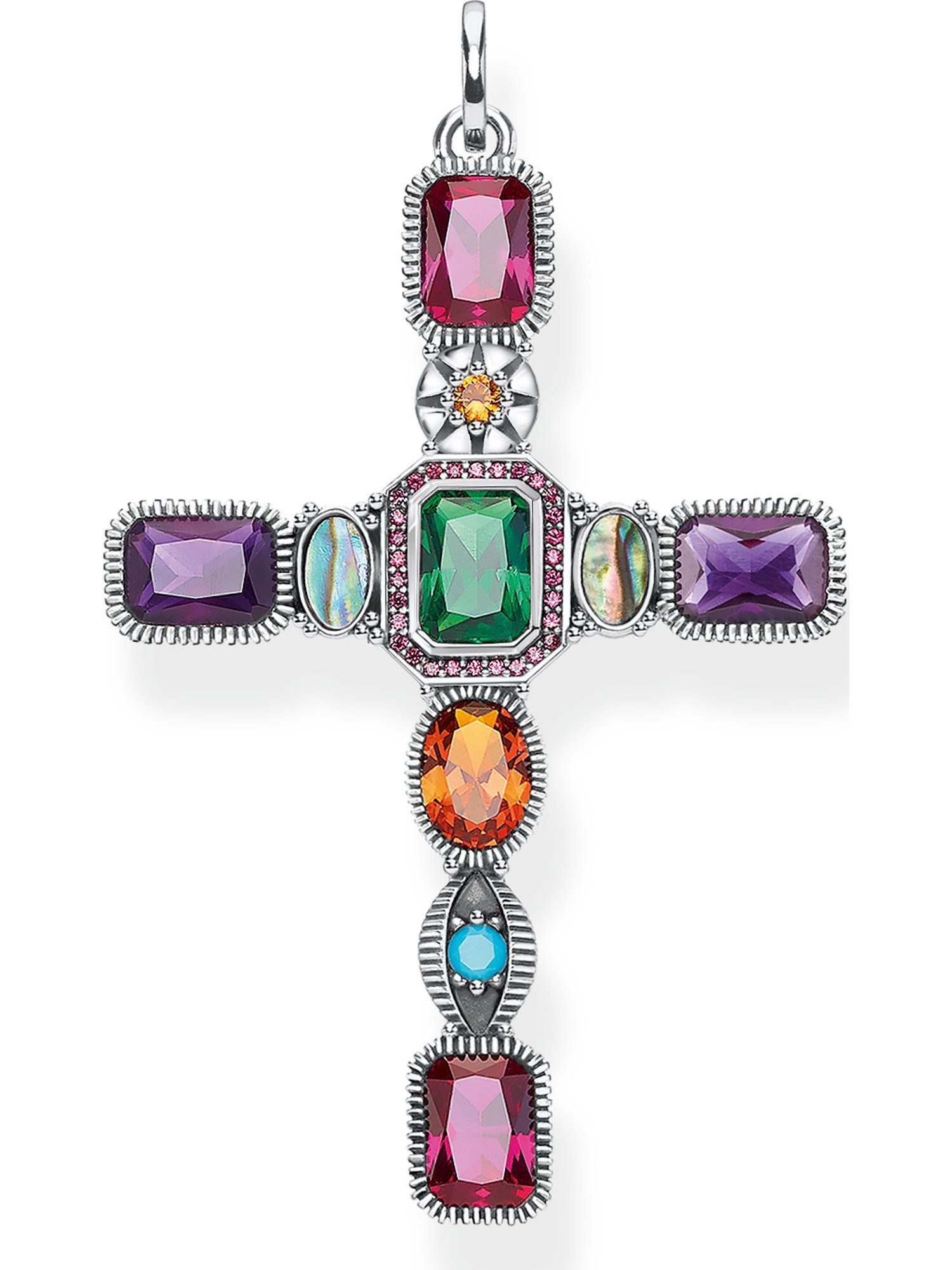 THOMAS SABO Кулони Thomas Sabo Damen-Anhänger 925er Silber Perlmutt