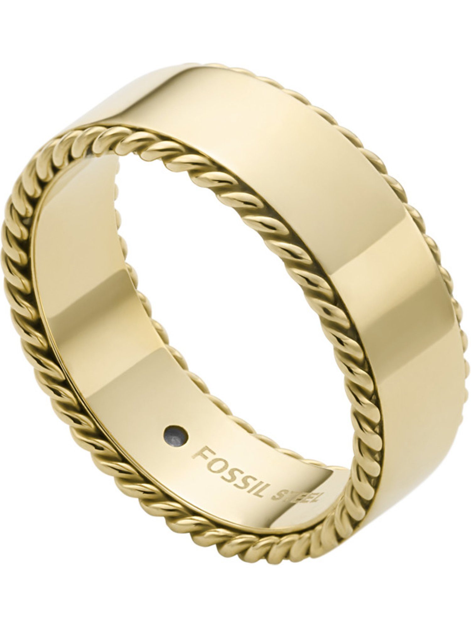 Fingerring Fossil Damen-Damenring Edelstahl