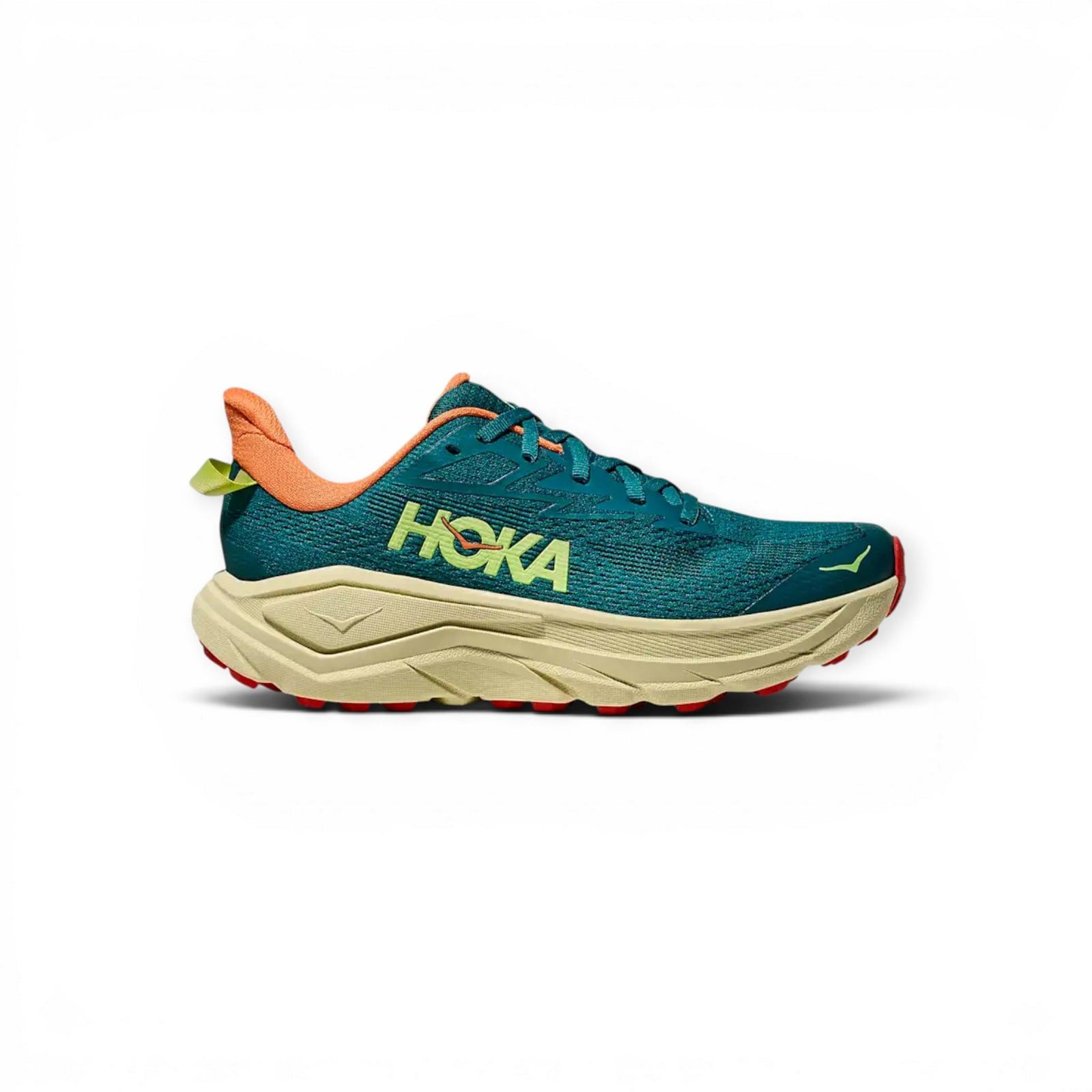 Hoka One One Challenger 8 tealgrün/beige/orange Damen Laufschuh