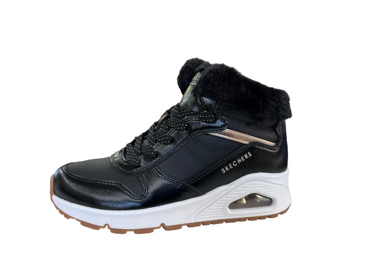 Skechers Skechers Kinder Sneaker UNO-COZY ON AIR 310518L/BKRG black/rose gold Sneaker