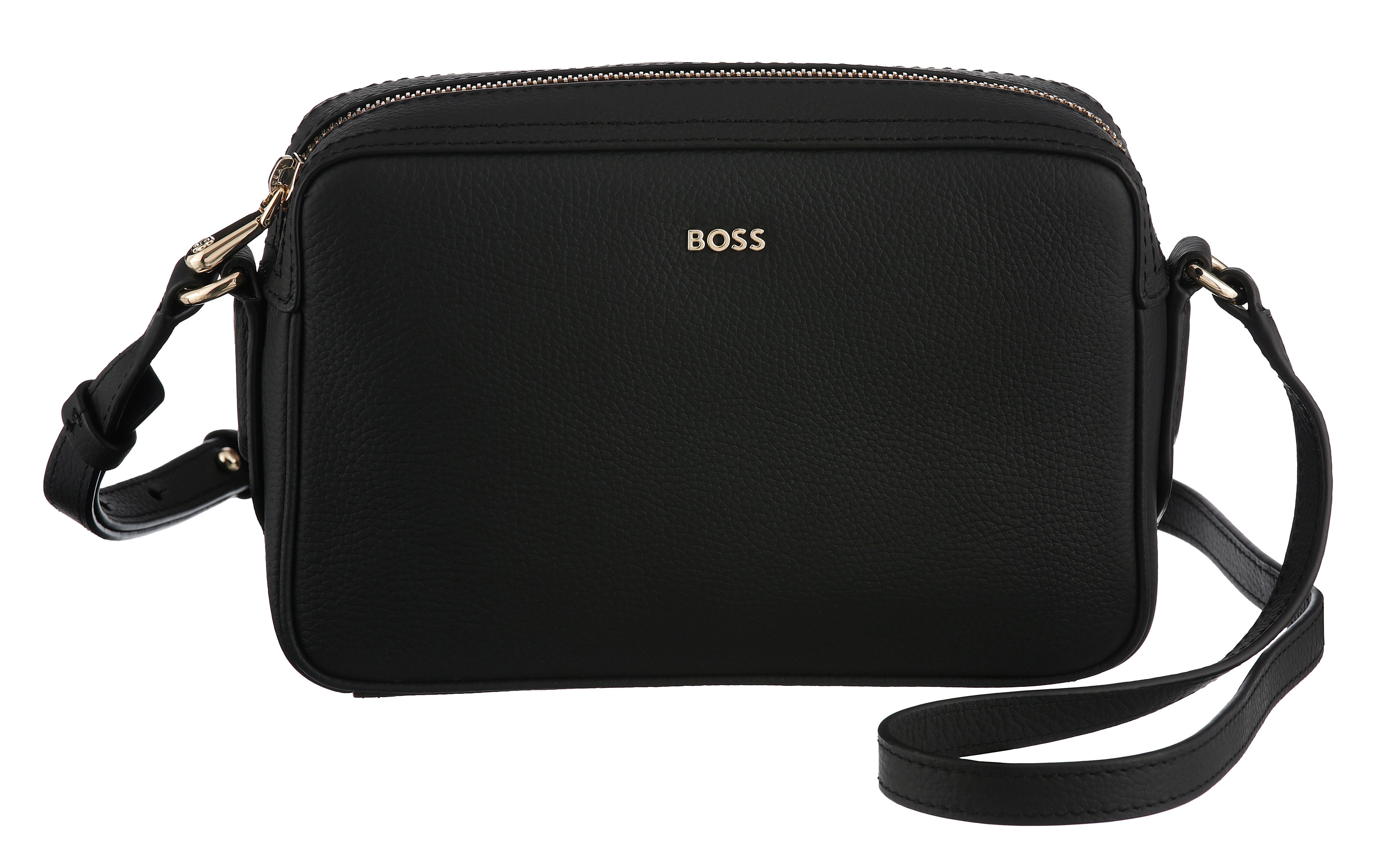 BOSS Umhängetasche Lenah Crossbody, Damen Handtasche, Schultertasche in klassischer Optik