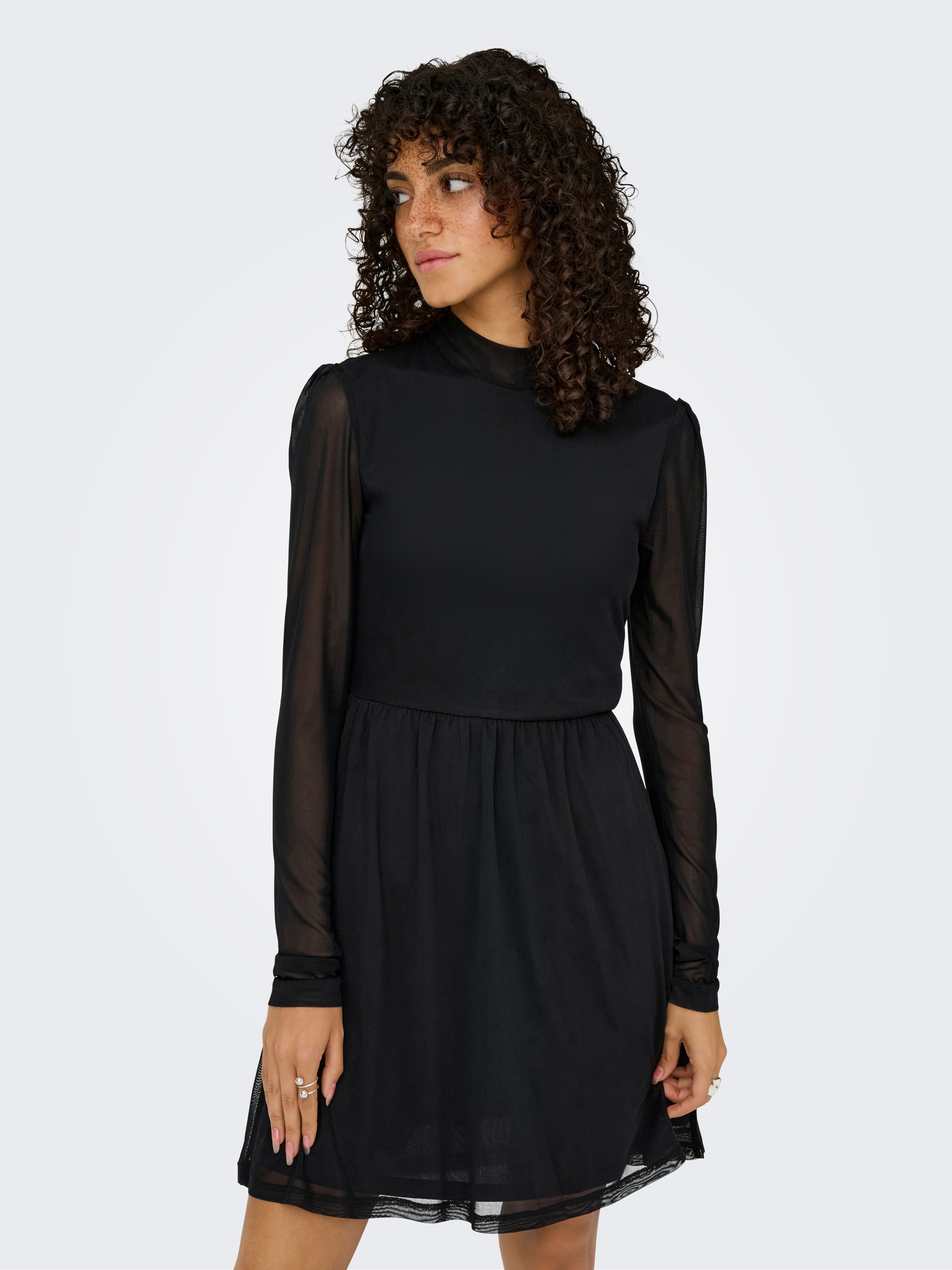 ONLY Minikleid ONLERICA LIFE L/S HIGH NECK DRESS JRS Sommerkleid günstig online kaufen