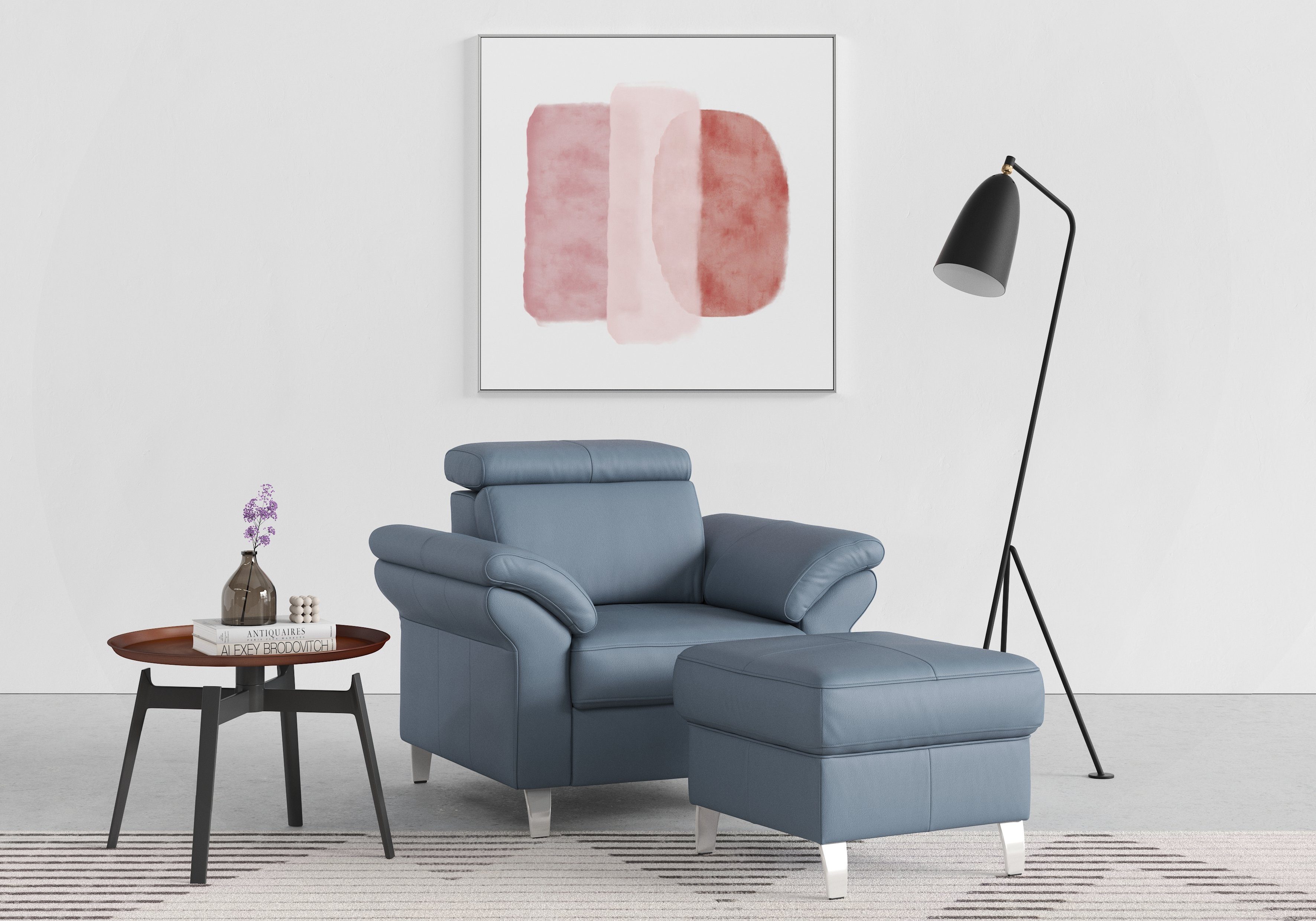 sit&more Sessel Arngast, inklusive Federkern und Kopfteilverstellung