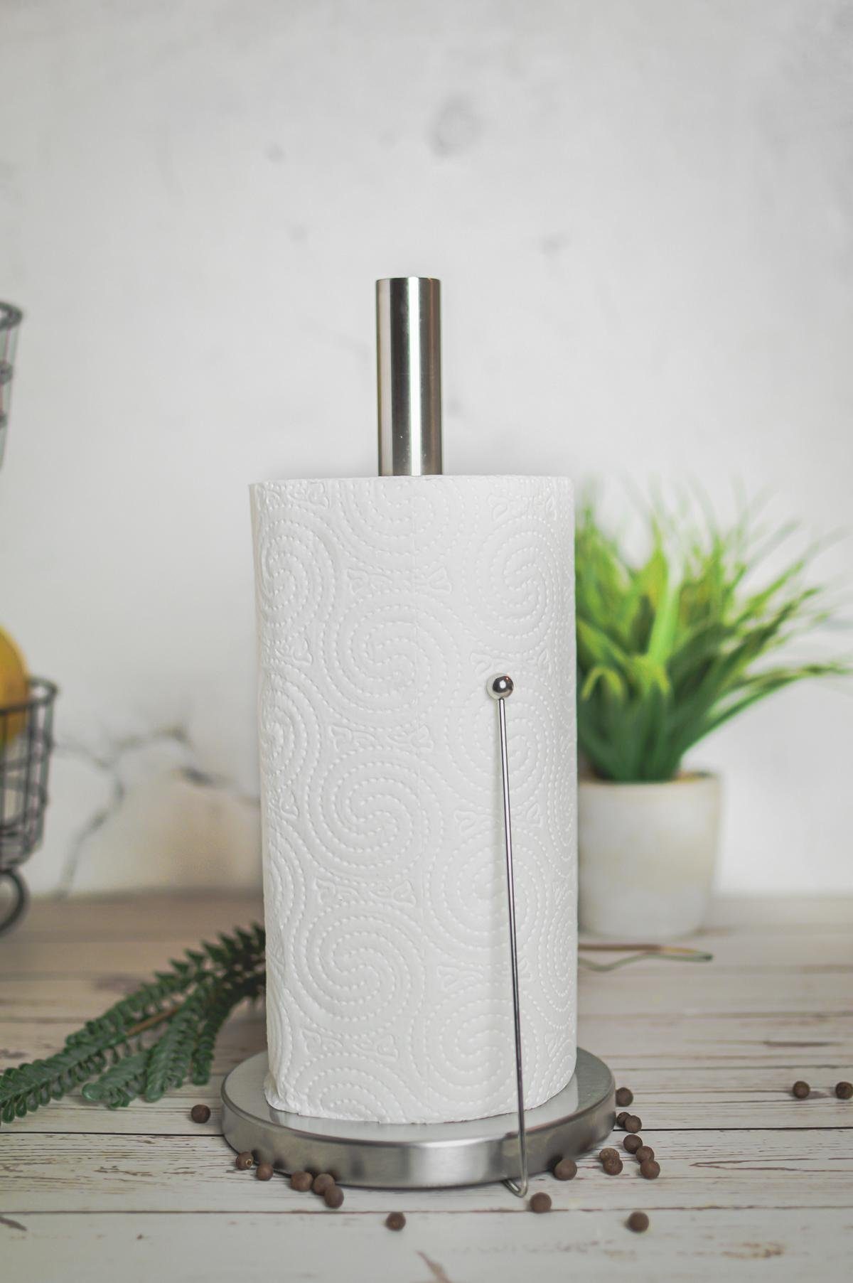 Sendez Küchenrollenhalter Rollenhalter Küchenrollenständer Papierrollenhalter Edelstahl