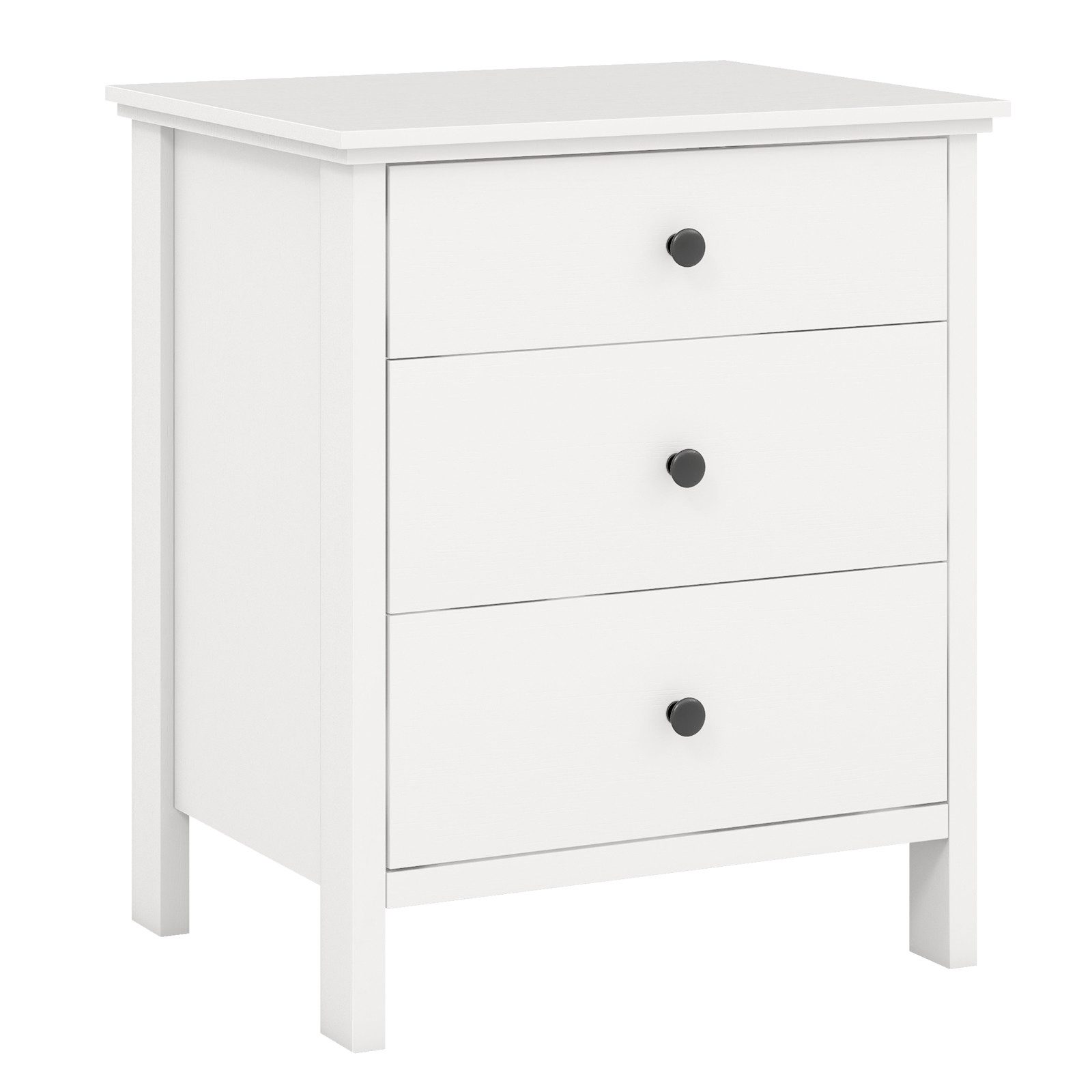 COSTWAY Nachttisch (1-St), Nachtkommode, mit 3 Schubladen, 56x45x66 cm günstig online kaufen