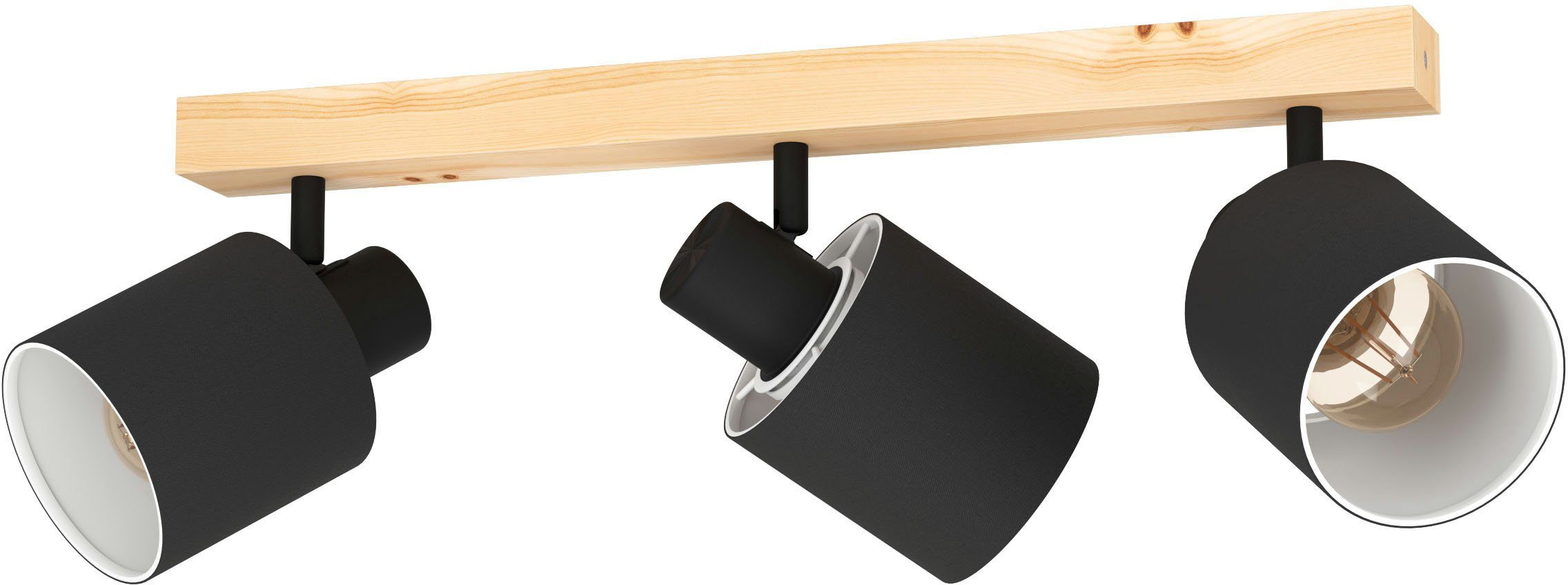 EGLO Deckenspot BATALLAS Deckenstrahler, Holz, Stahl günstig online kaufen