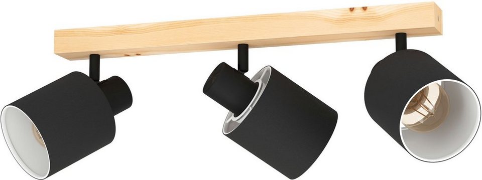 EGLO Deckenspot BATALLAS, Leuchtmittel wechselbar, ohne Leuchtmittel,  Deckenleuchte skandi, Deckenstrahler, Wohnzimmerlampe, Lampe Decke