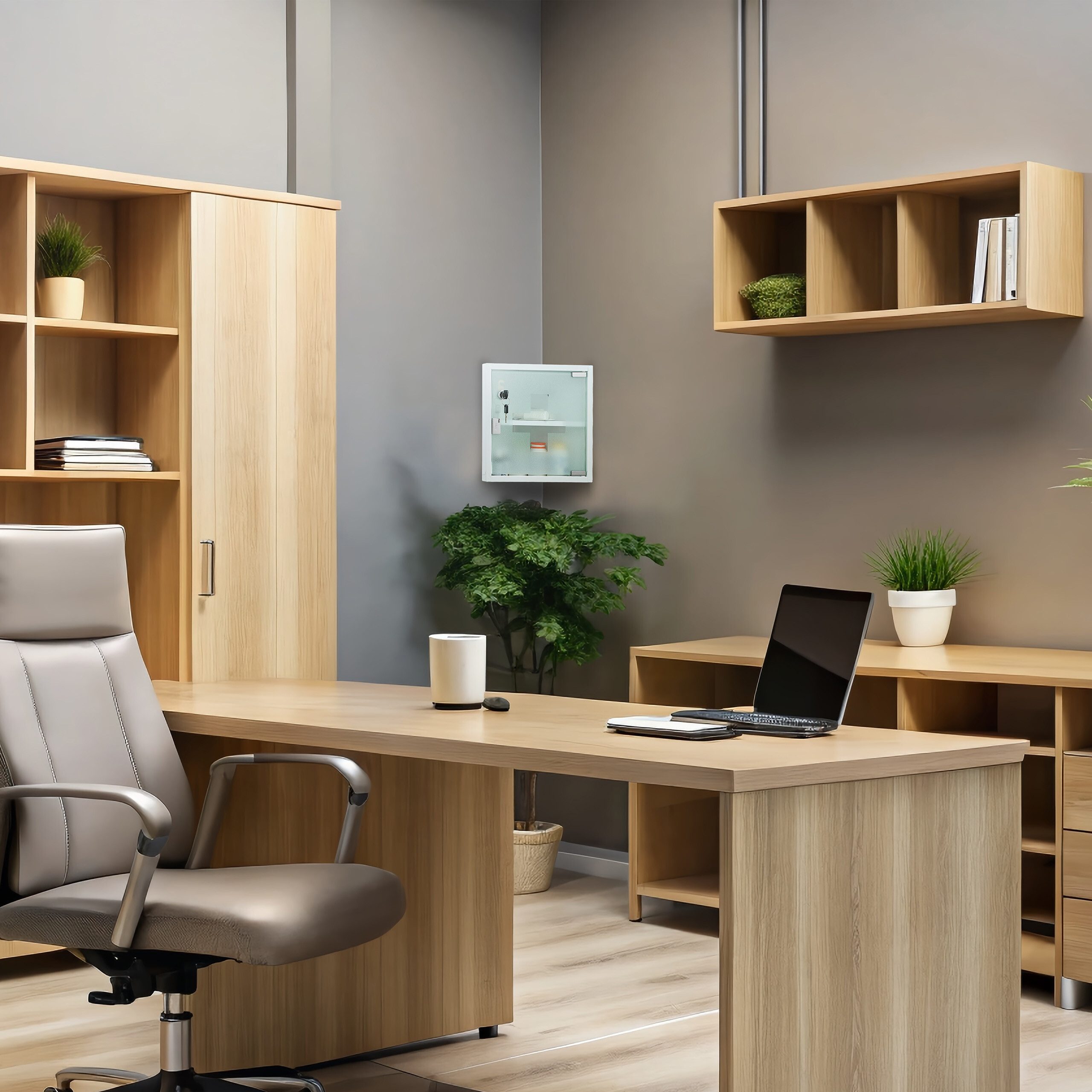 relaxdays Medizinschrank mit Glastür weiß