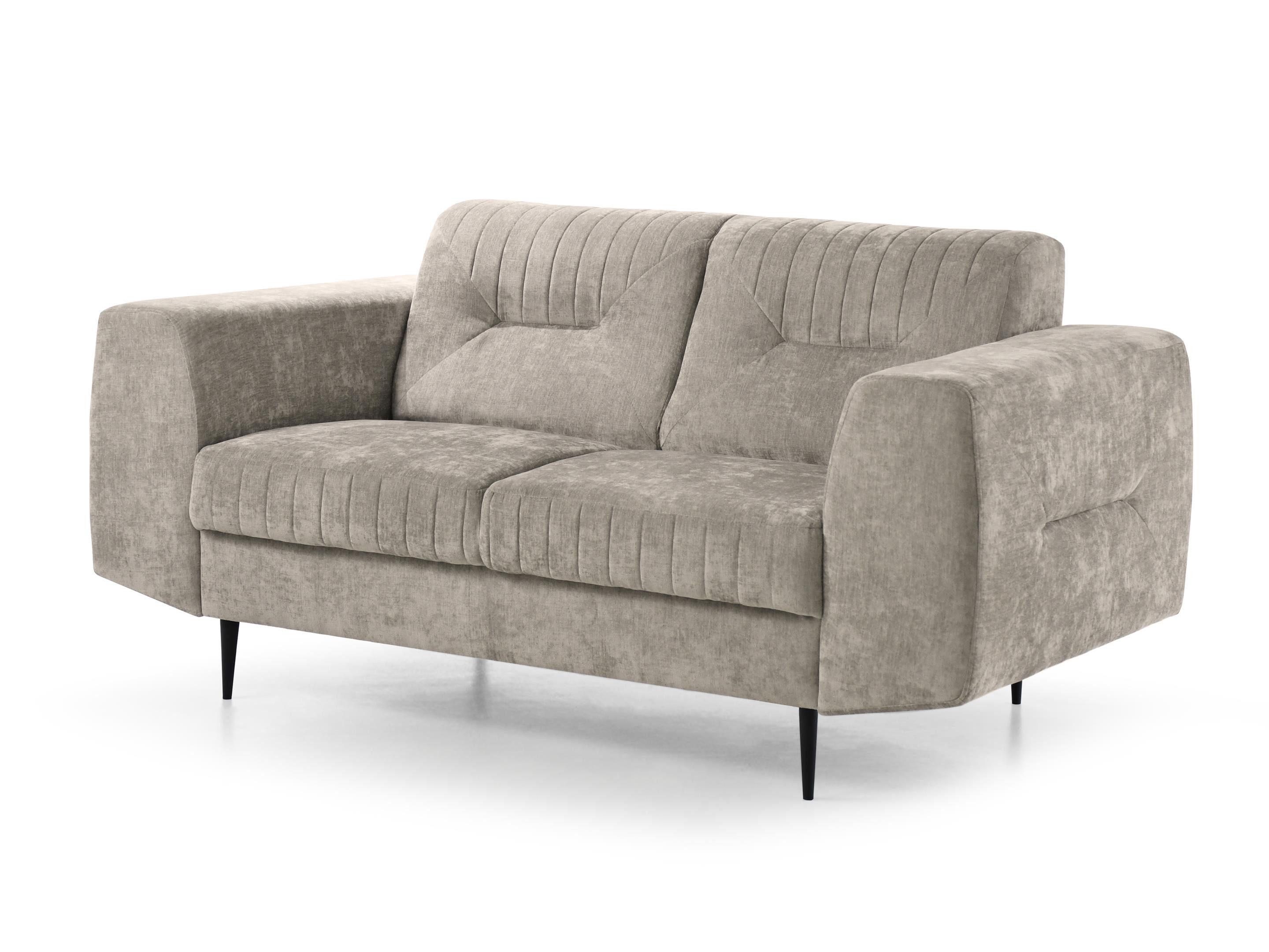 Beautysofa Polstergarnitur im modernen Stil auf hohen Metallbeinen VENEZIA, (Sessel + 2-Sitzer Sofa + 3-Sitzer Sofa im modernes Design), mit Metallbeine, Couchg – Bild 5 von 5