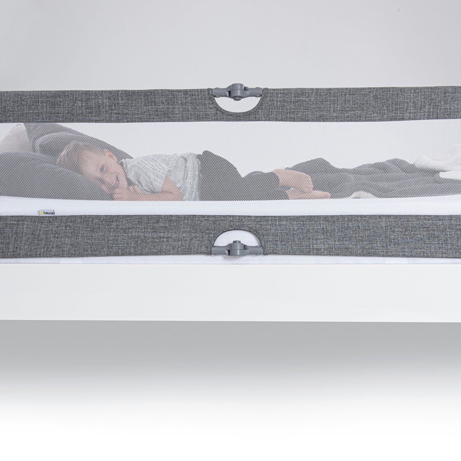 Hauck Bettschutzgitter Sleep N Safe Plus XL - melange grey – Bild 2 von 5