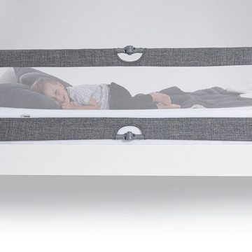 Hauck Bettschutzgitter Sleep N Safe Plus XL - melange grey
