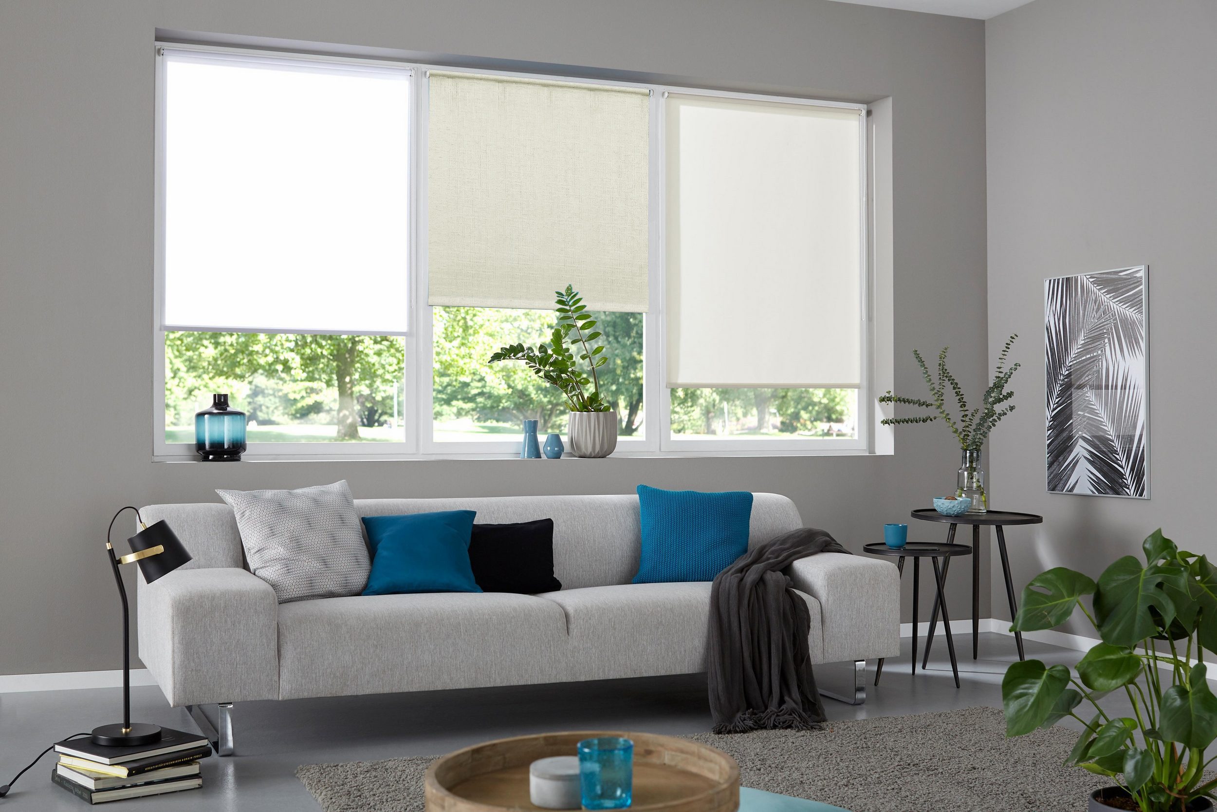 Rollo VALLERIIE, OTTO home, Lichtschutz, ohne Bohren, freihängend, Klemmfix, Trendiges Rollo mit strukturierter Oberfläche – modern - NEUHEIT!