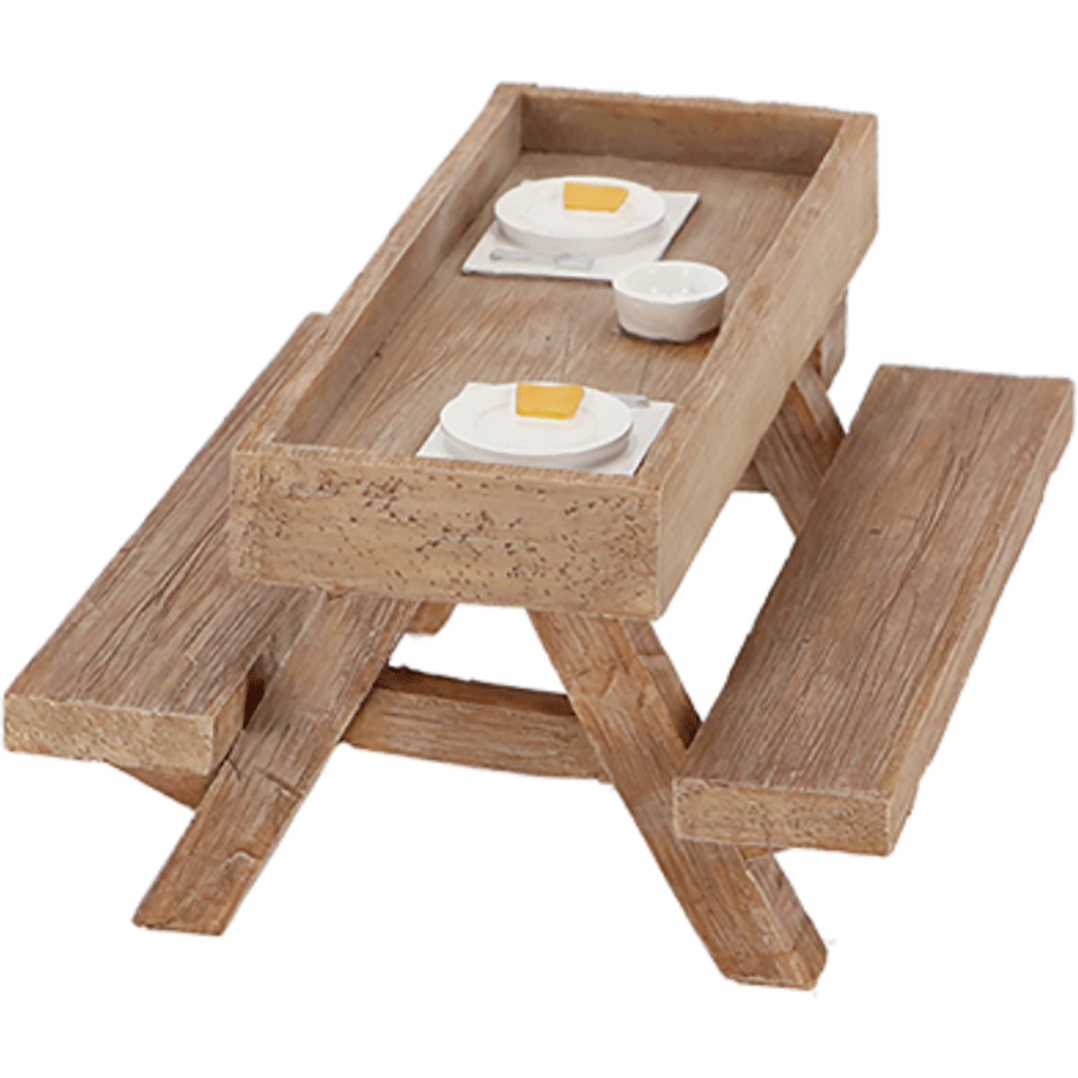 Esschert Design BV Gartentisch Picknicktisch für Vögel und Eichhörnchen.