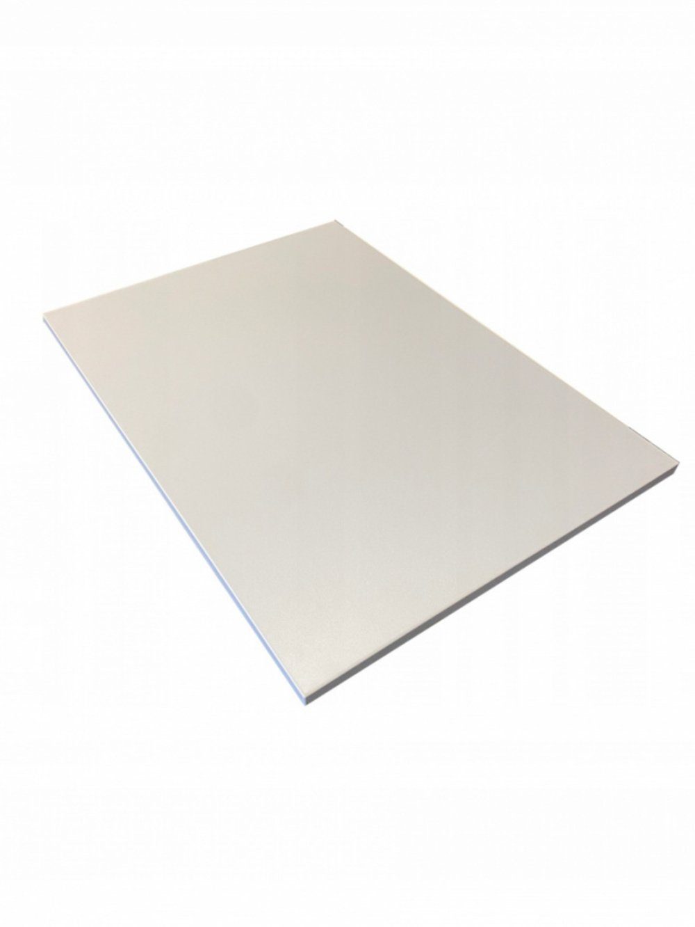 Tischplatte Tischplatte, Kantenumleimung:2mm-PVC Hellgrau AKKE 18mm