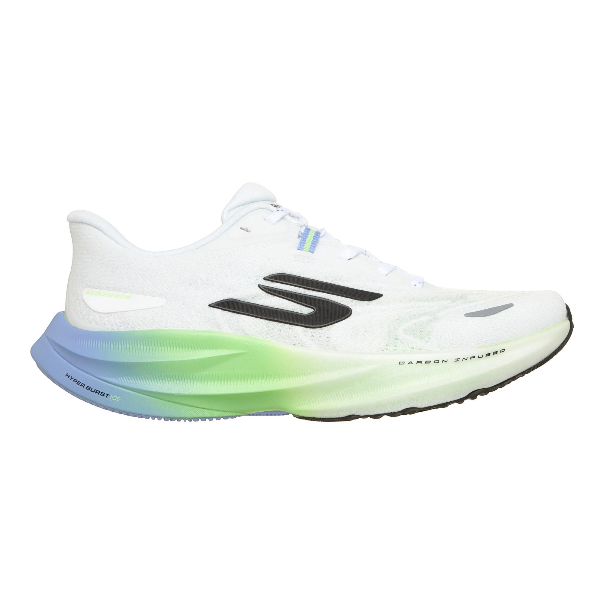 Skechers Aero Spark weiss/grün Damen Laufschuh