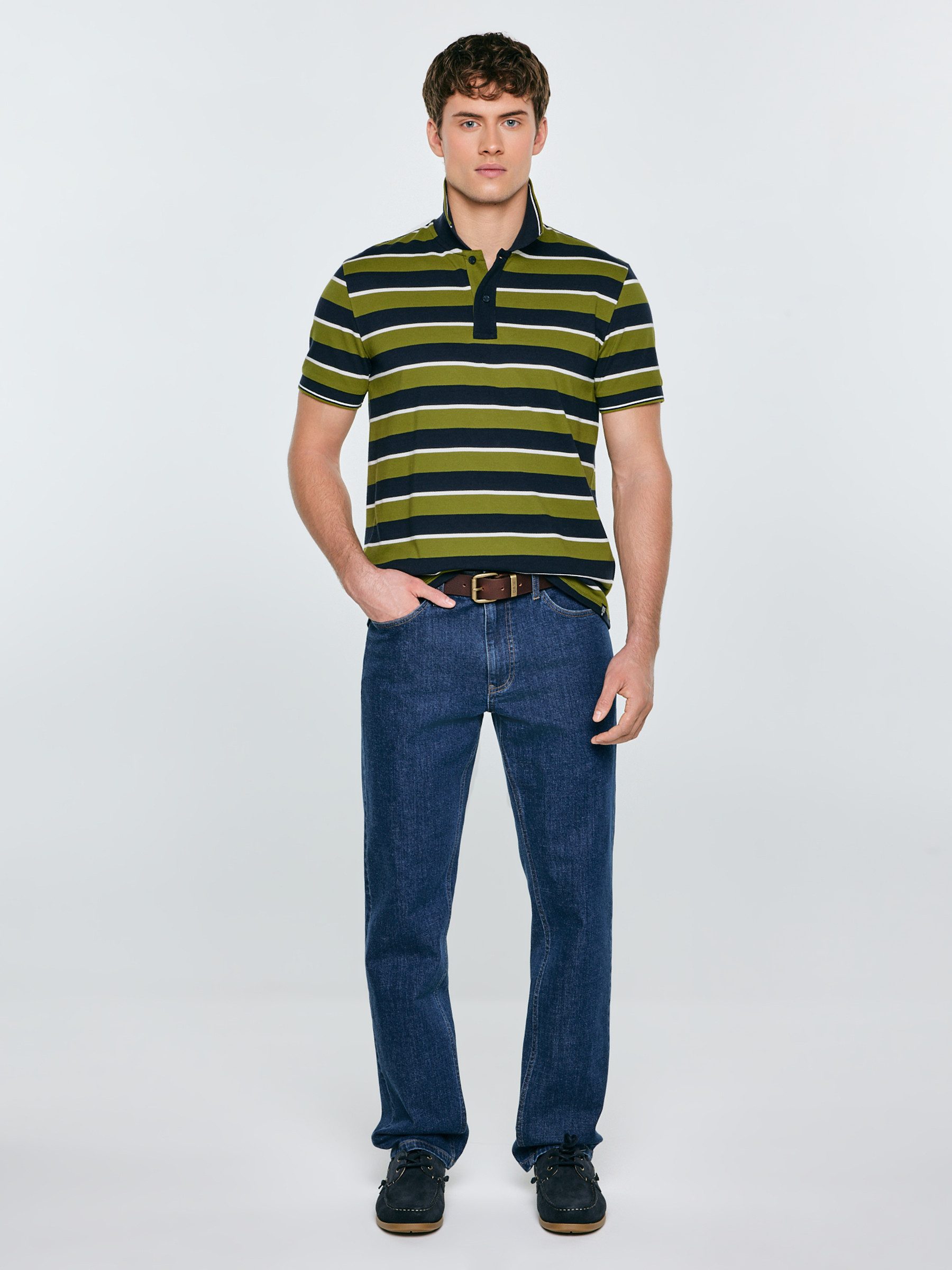 BIG STAR Poloshirt SEULIS grün