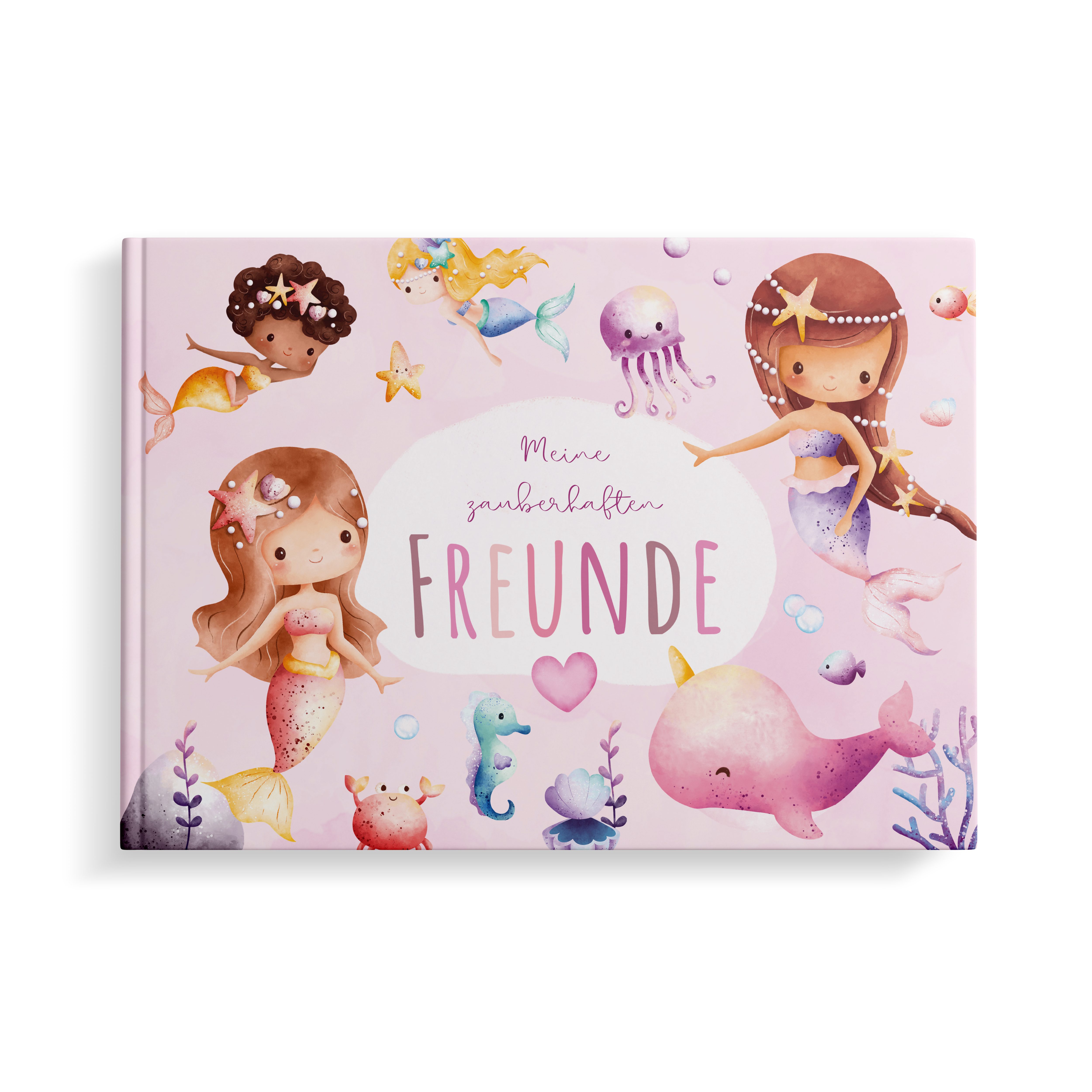 MeinBaby123® Tagebuch Freundebuch für Kinder, Freundschaftsalbum, Freundealbum Kindergarten und Schule, Freundschaftsbuch Hardcover