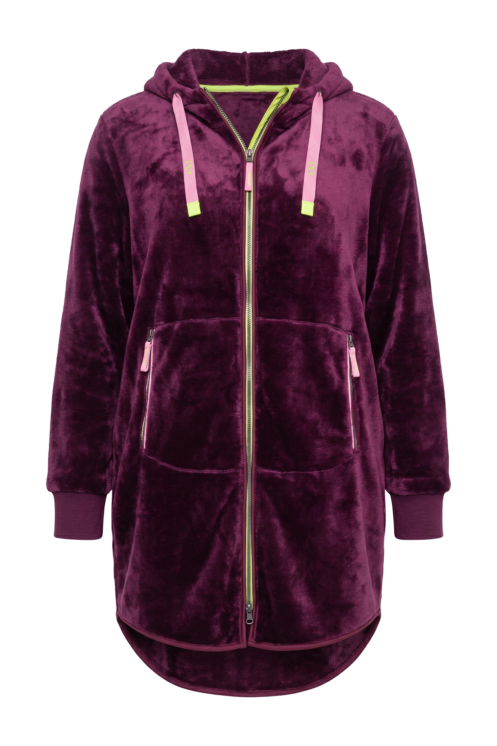 Laurasøn Bouclèjacke Teddy-Kapuzenjackelangarm – Bild 2 von 4