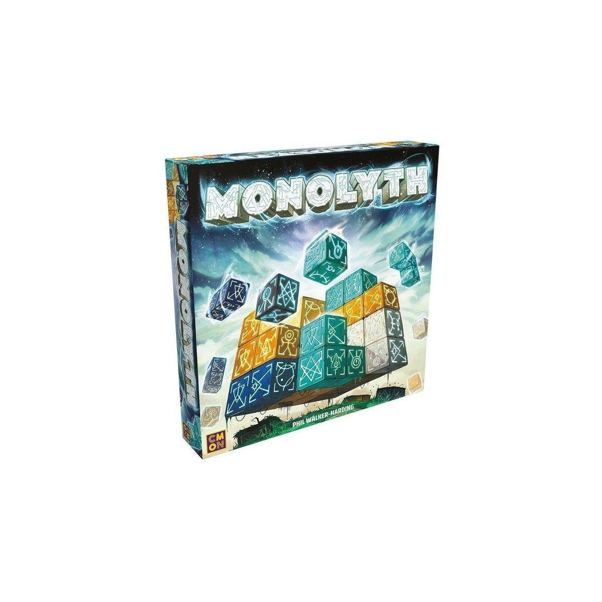 CoolMiniOrNot Spiel, Familienspiel Monolyth, Brettspiel, für 1-4 Spieler, ab 8 Jahren (DE-Ausgabe), Strategiespiel