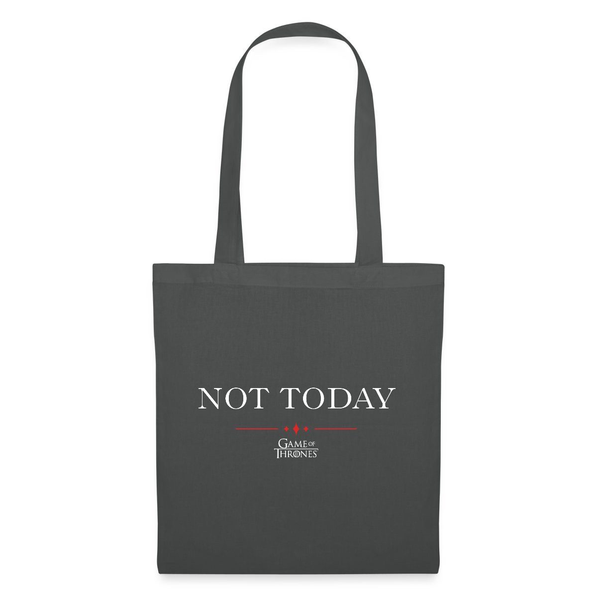 Spreadshirt Henkeltasche Game Of Thrones Not Today Spruch Stoffbeutel (1-tlg)