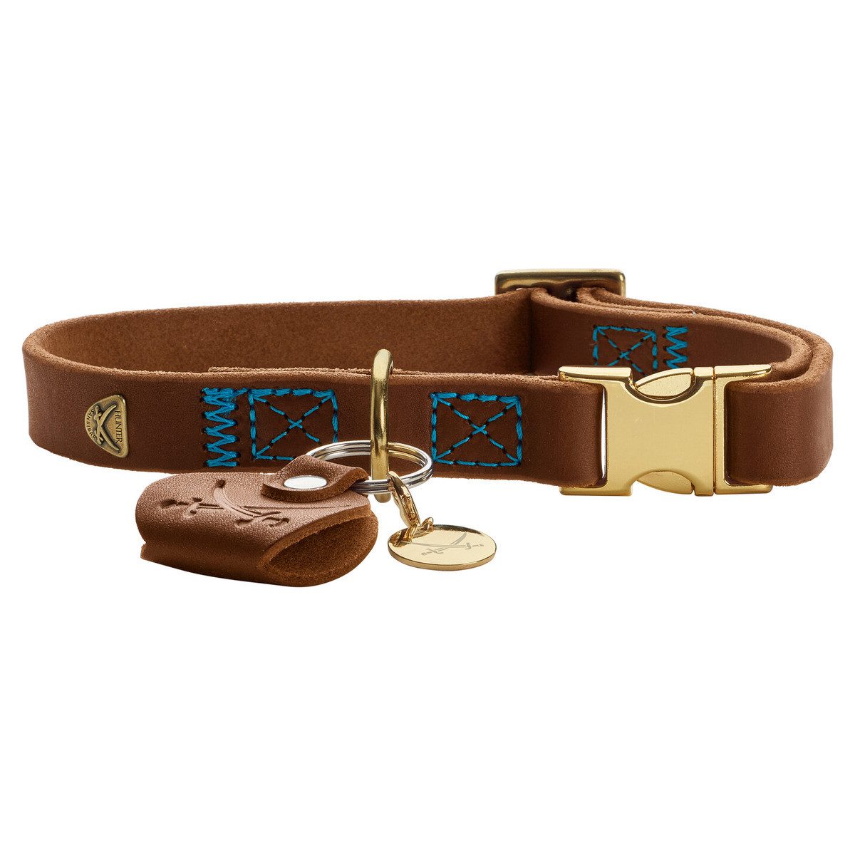 Thumbnail - Hunter Tierbedarf Hunde-Halsband Halsband Sansibar cognac