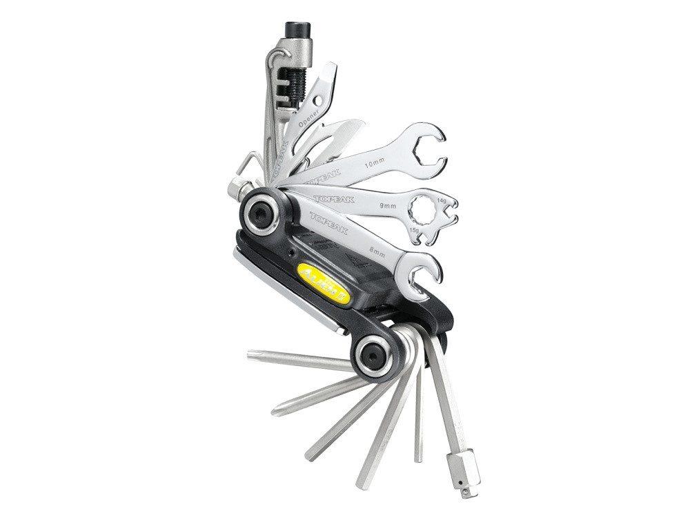 Topeak Multitool Alien 2 Fahrrad Multitool, 31 Funktionen, Reparatur Werkzeug