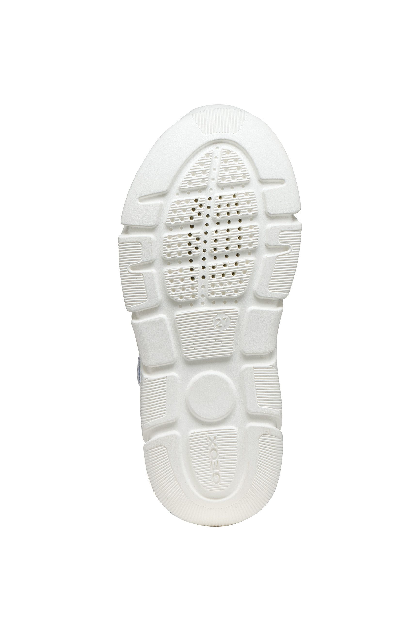 Geox J ARIL GIRL Sneaker Slipper mit Klettverschluss, Größenschablone zum Download