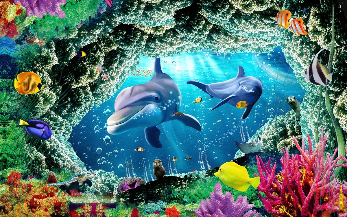 Fototapete Unterwasserwelt
