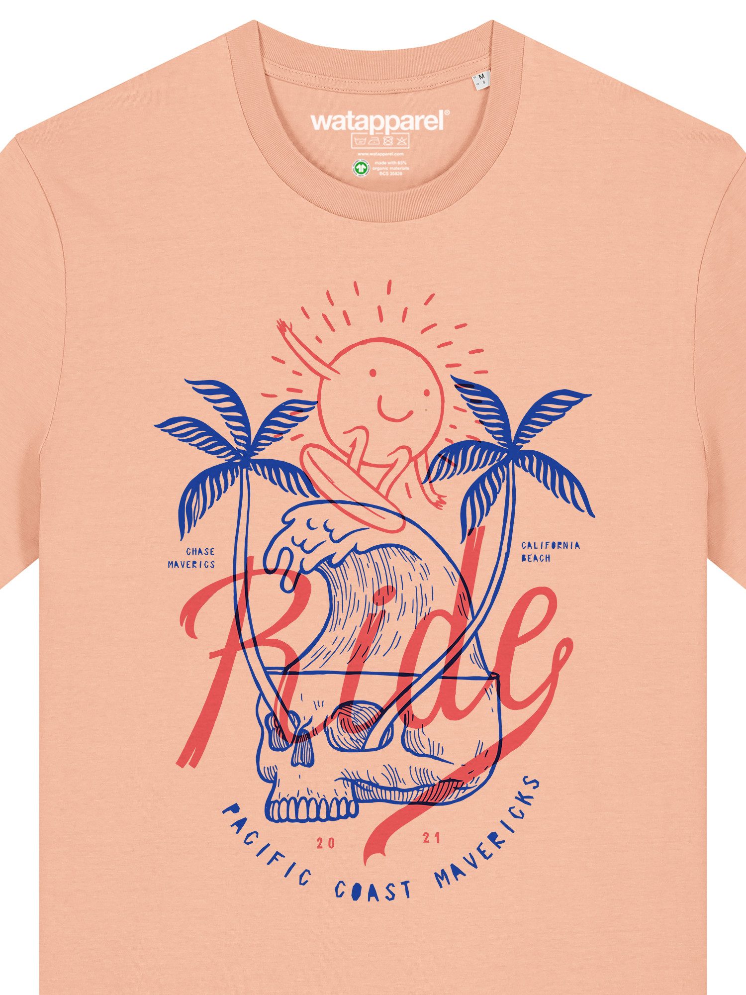 wat? Apparel T-Shirt Ride the waves